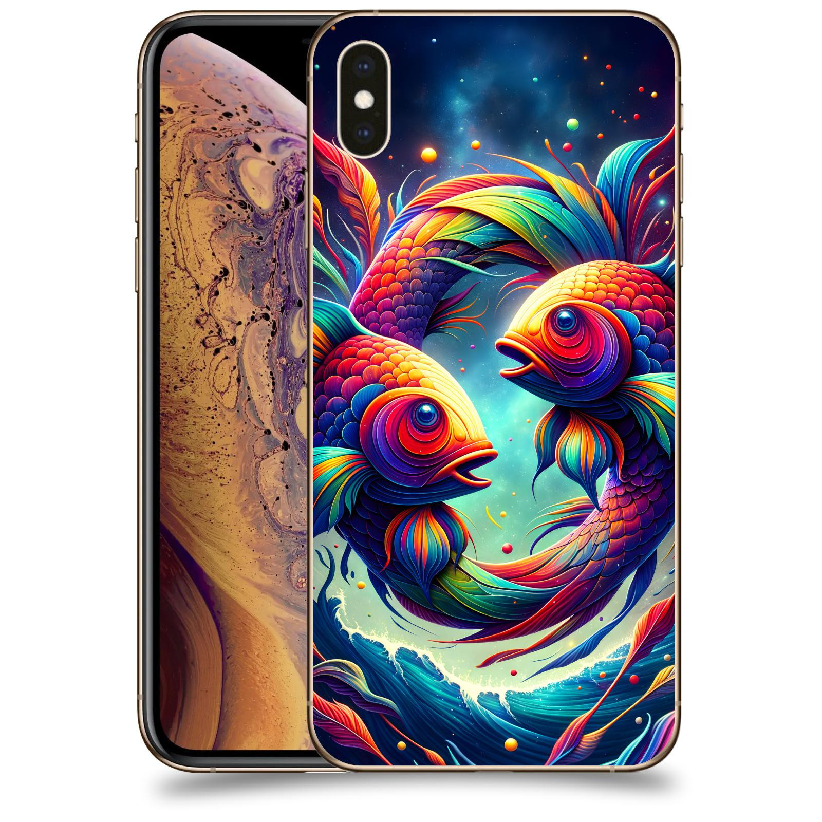 ACOVER Kryt na mobil Apple iPhone XS Max - Ryby