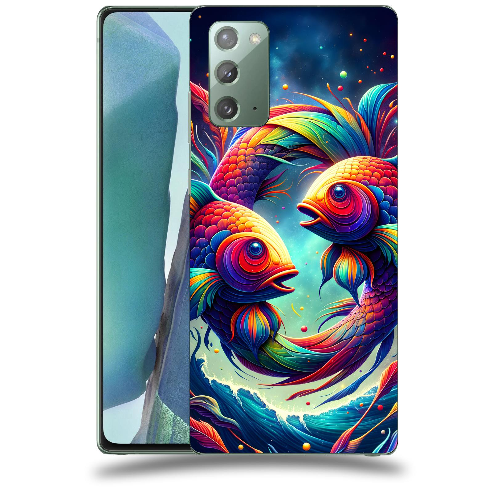 ACOVER Kryt na mobil Samsung Galaxy Note 20 - Ryby