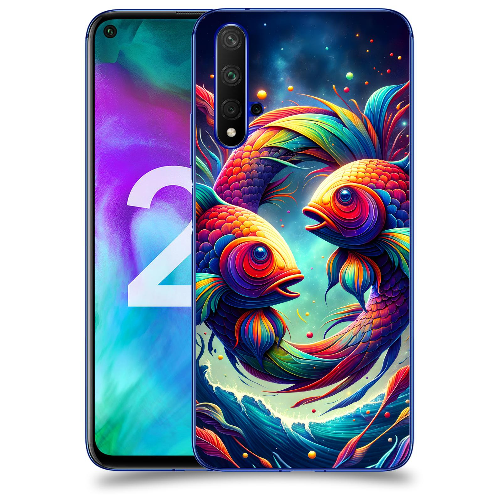 ACOVER Kryt na mobil Honor 20 - Ryby