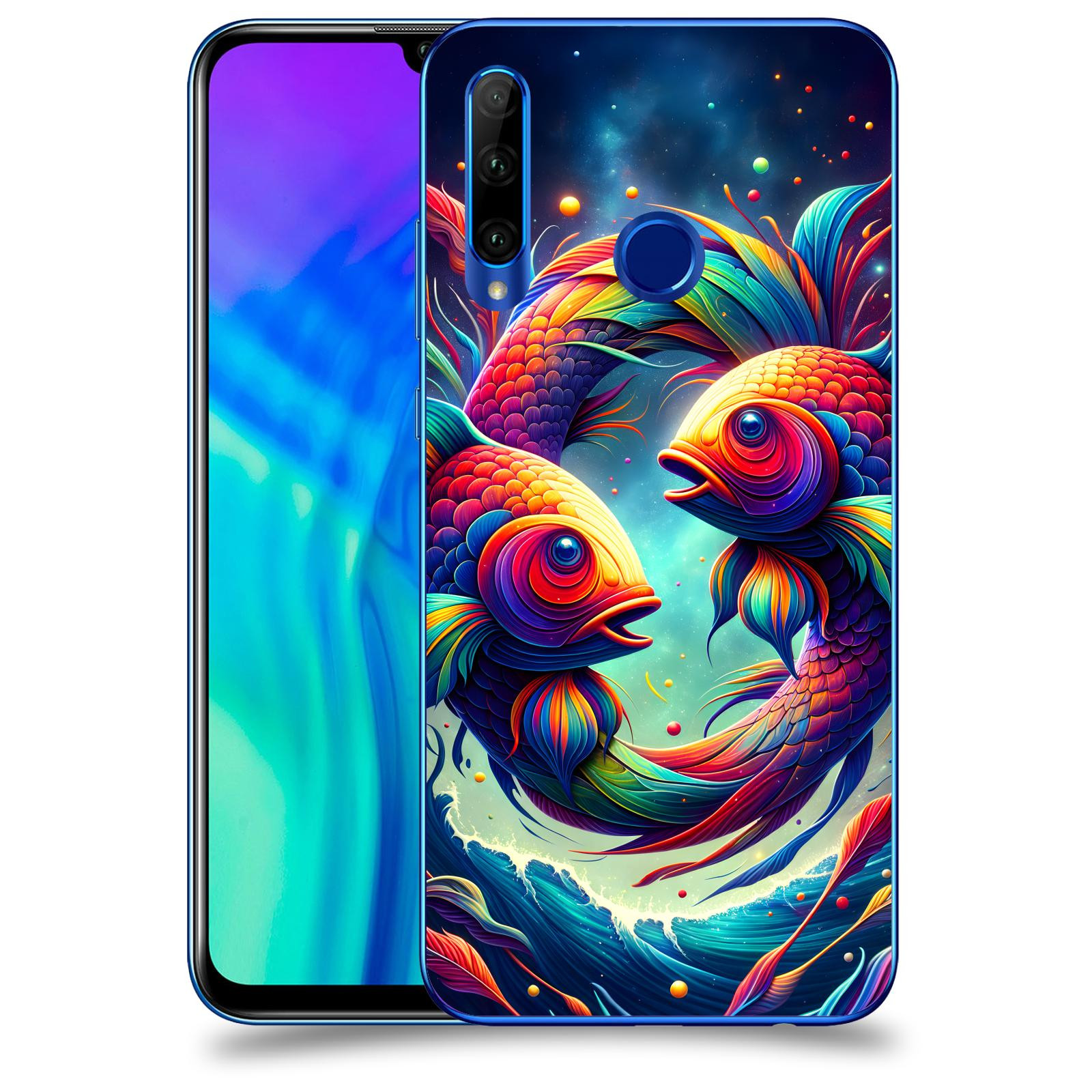ACOVER Kryt na mobil Honor 20 Lite - Ryby