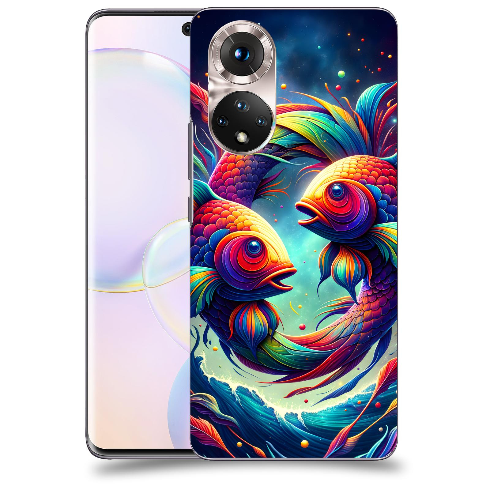 ACOVER Kryt na mobil Honor 50 5G - Ryby