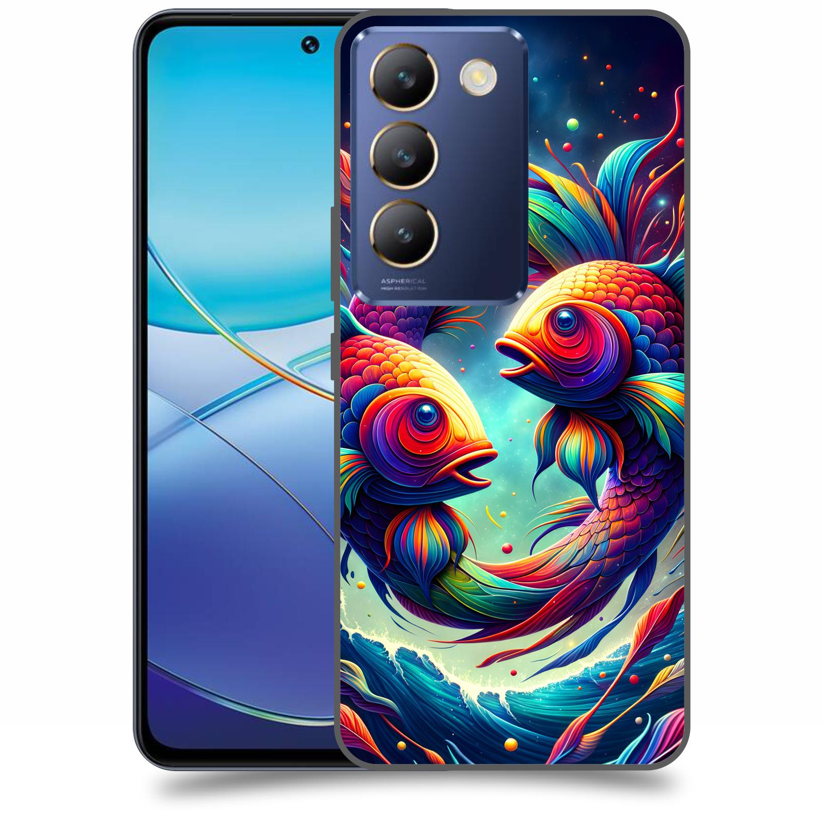 ACOVER Kryt na mobil Vivo V40SE - Ryby