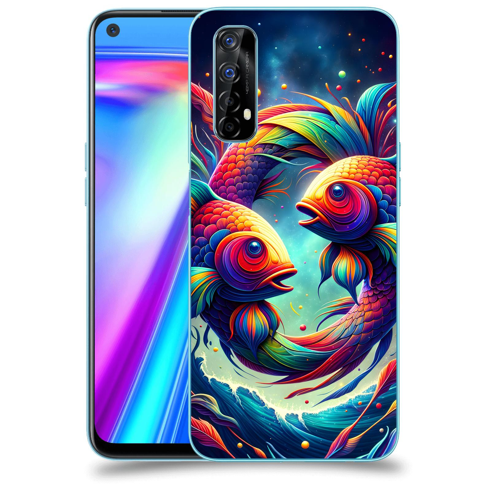 ACOVER Kryt na mobil Realme 7 - Ryby