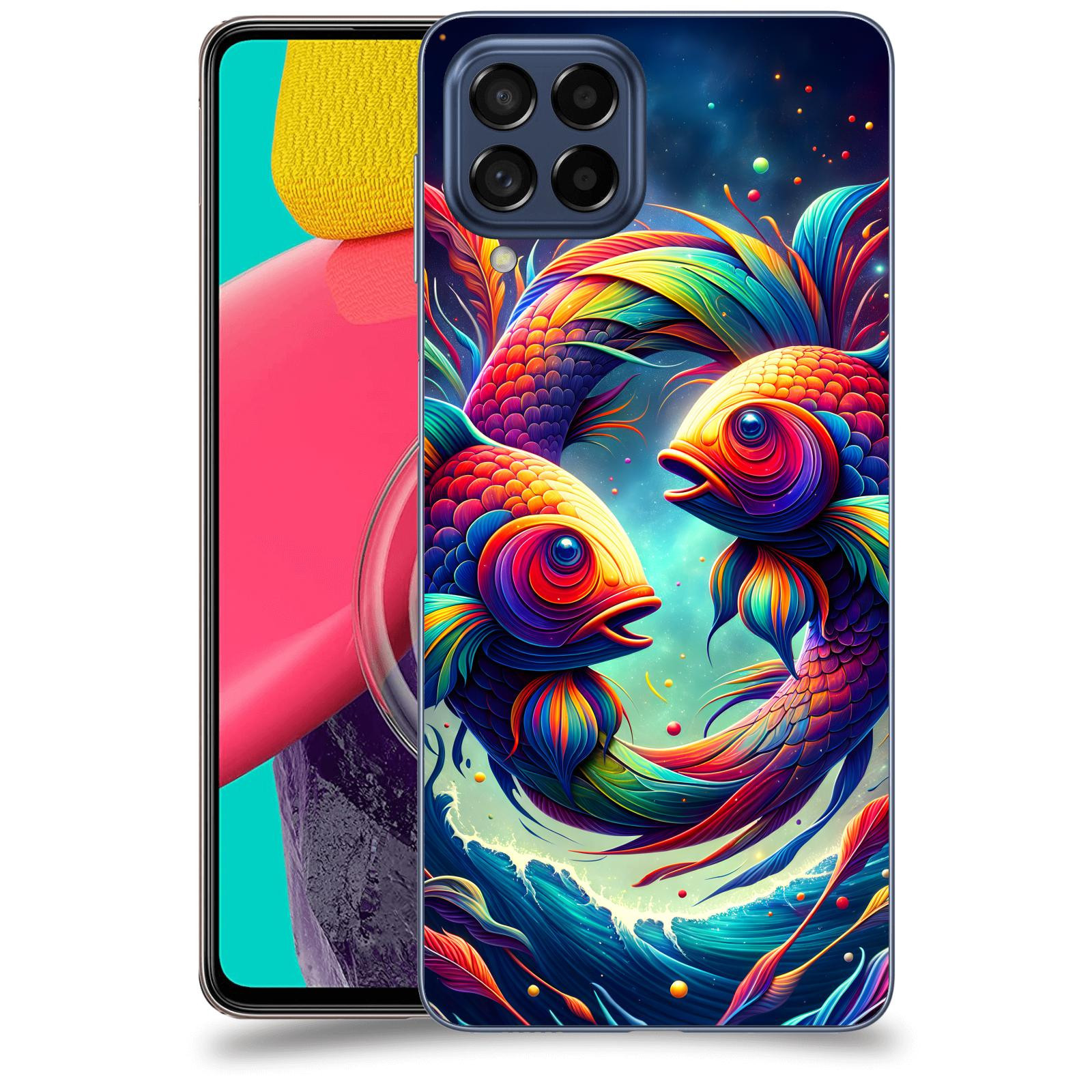 ACOVER Kryt na mobil Samsung Galaxy M53 5G - Ryby