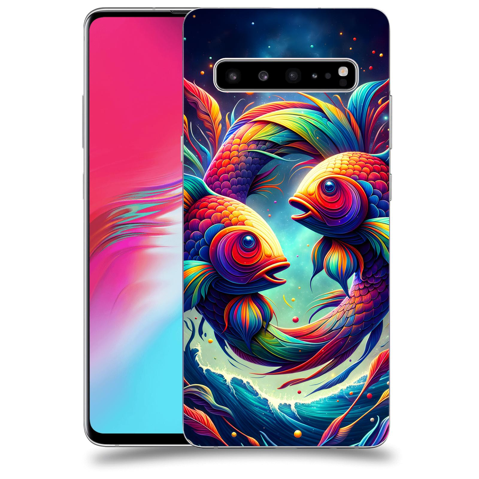 ACOVER Kryt na mobil Samsung Galaxy S10 G973 - Ryby