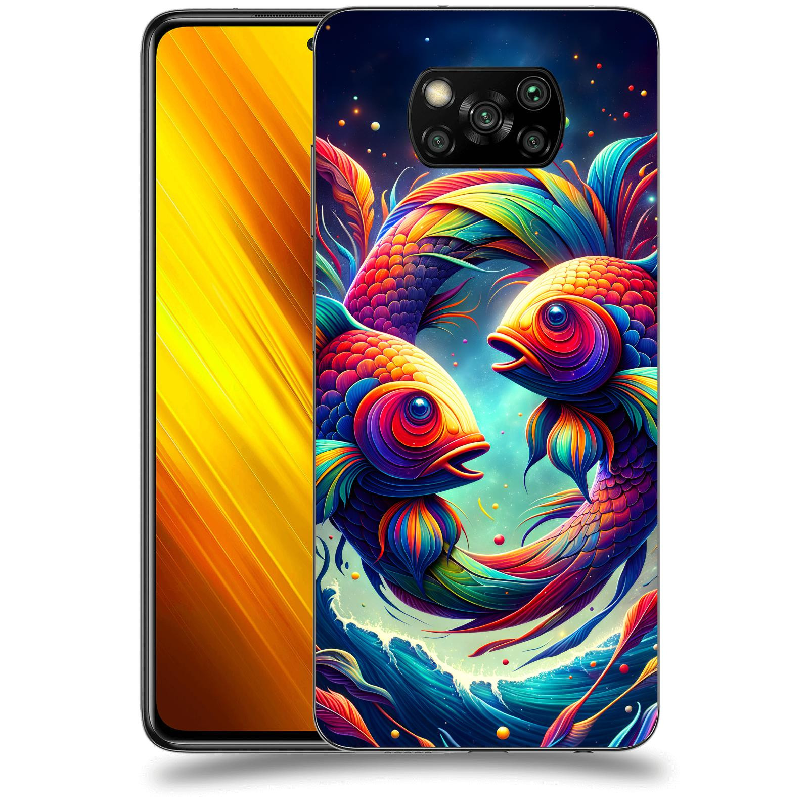 ACOVER Kryt na mobil Xiaomi Poco X3 - Ryby