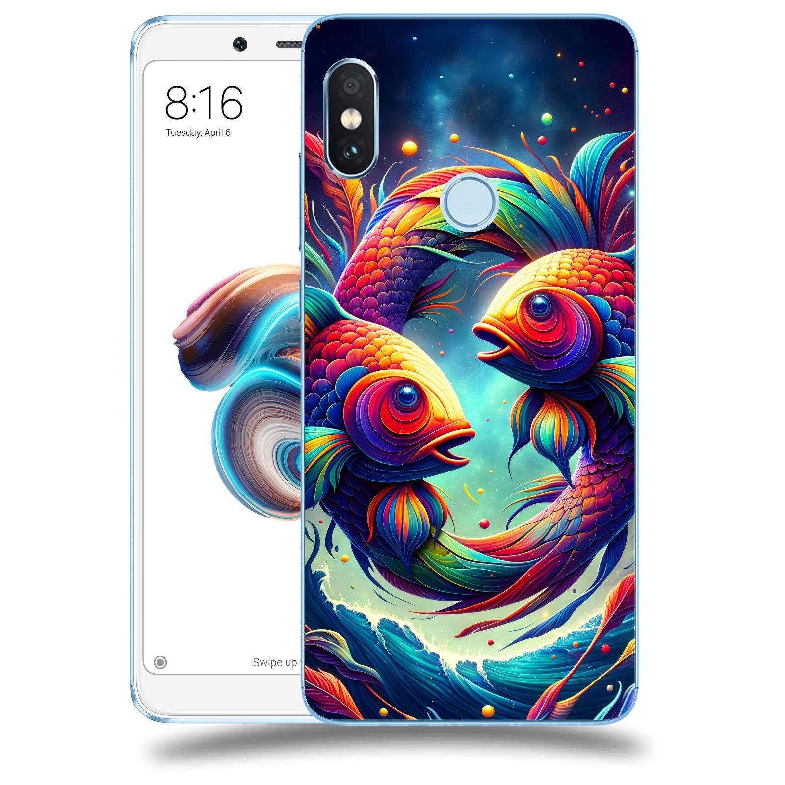 ACOVER Kryt na mobil Xiaomi Redmi Note 5 Global - Ryby