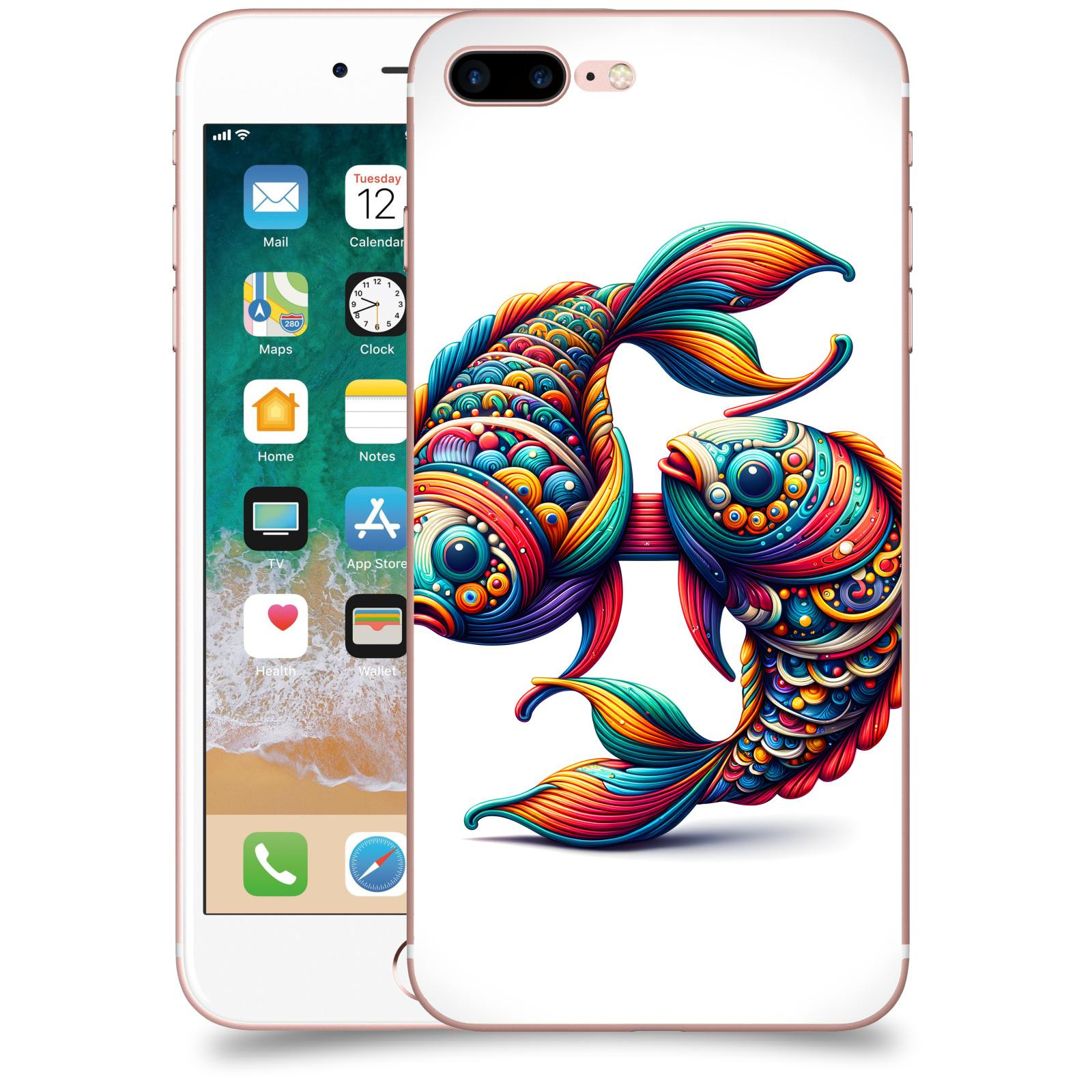 ACOVER Kryt na mobil Apple iPhone 7 Plus - Ryby 2