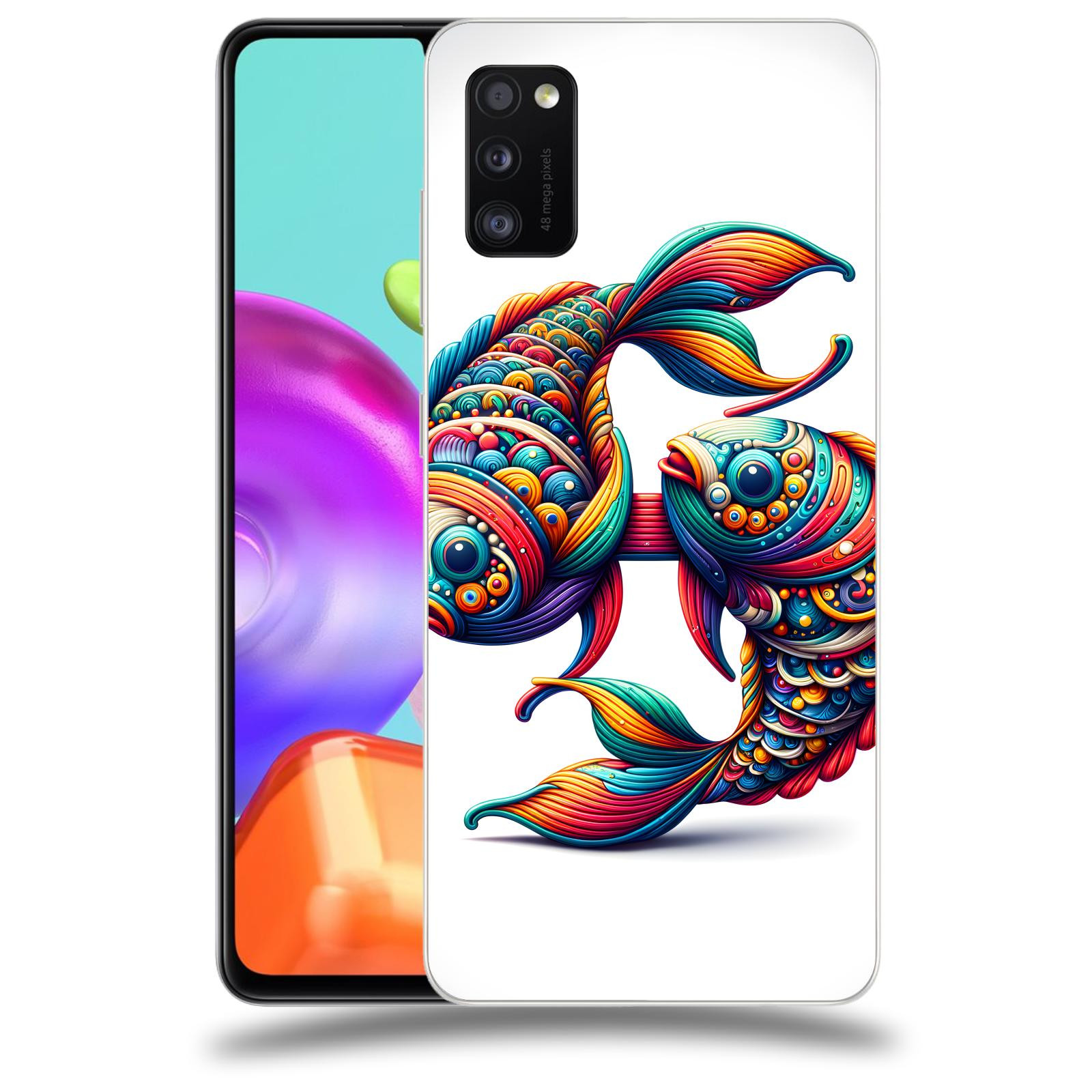 ACOVER Kryt na mobil Samsung Galaxy A41 A415F - Ryby 2