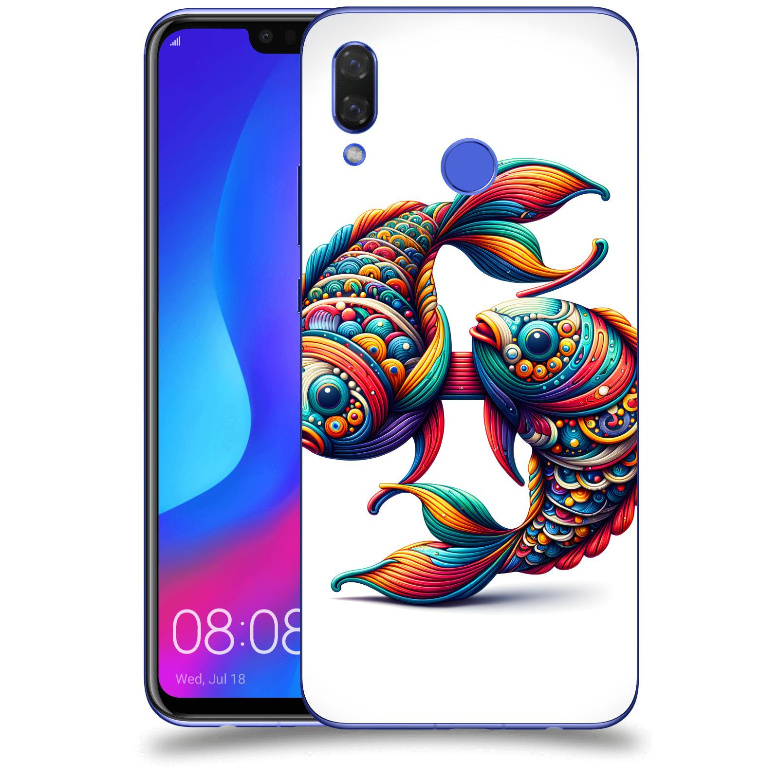 ACOVER Kryt na mobil Huawei Nova 3 - Ryby 2
