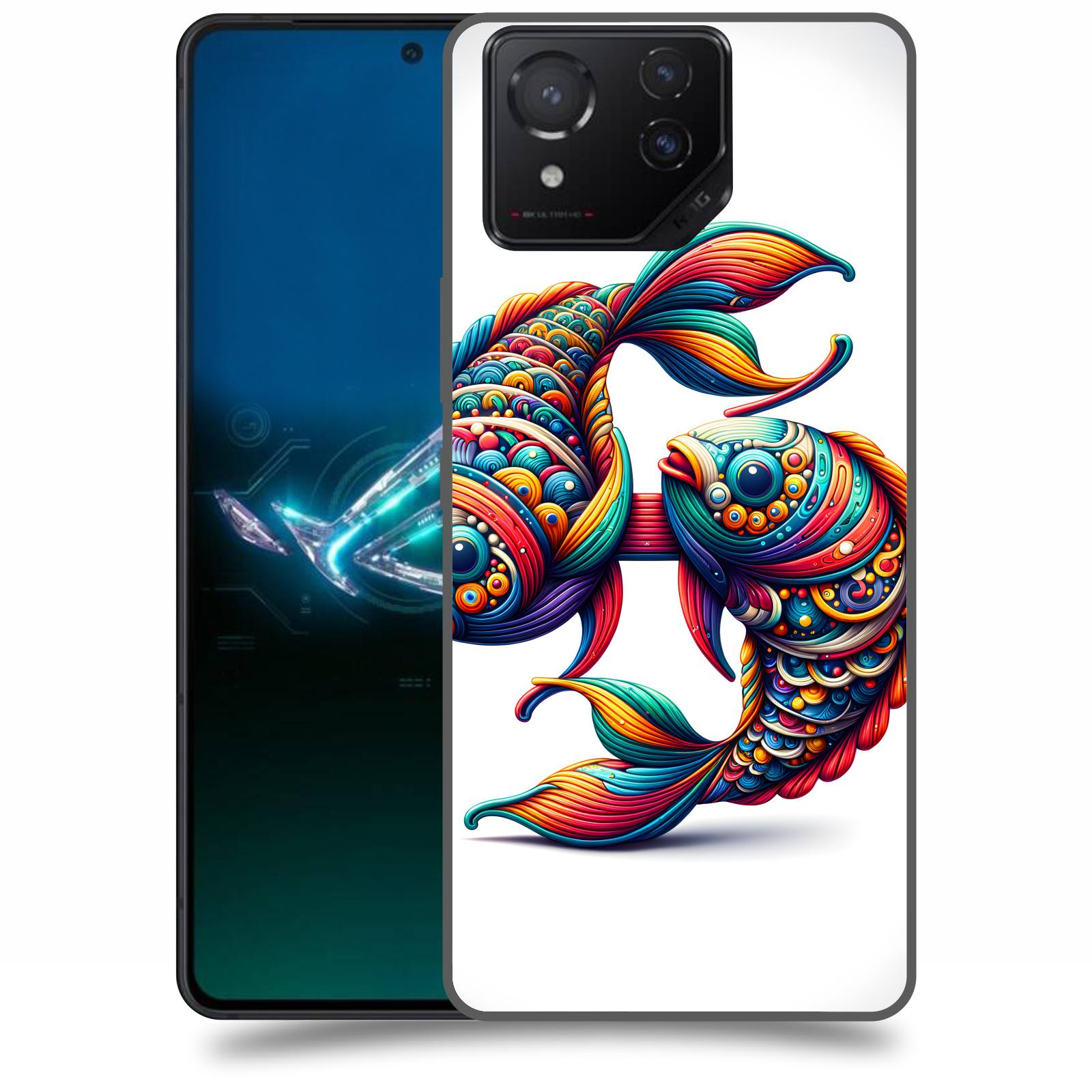 ACOVER Kryt na mobil Asus ROG Phone 8 - Ryby 2