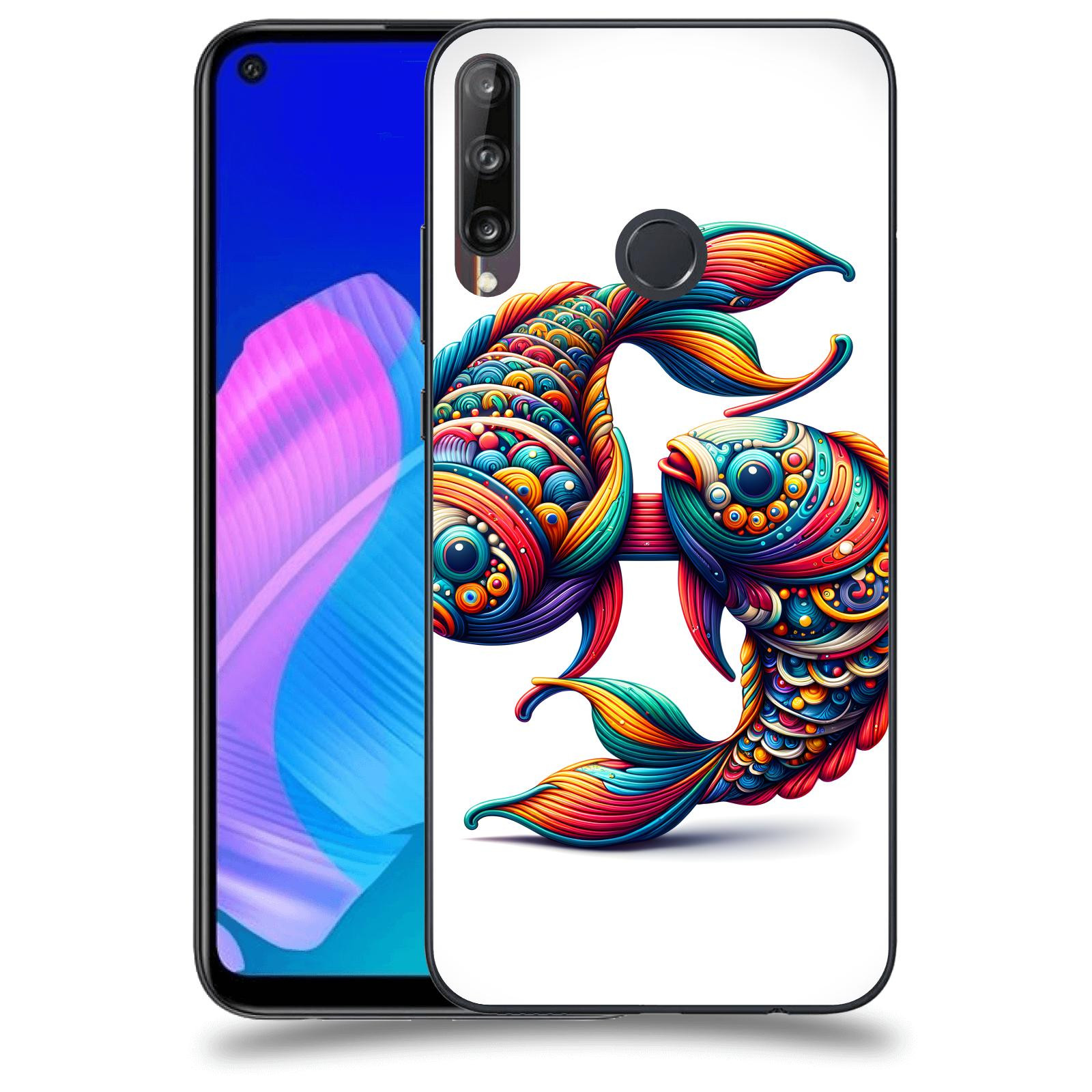 ACOVER Kryt na mobil Huawei P40 Lite E - Ryby 2