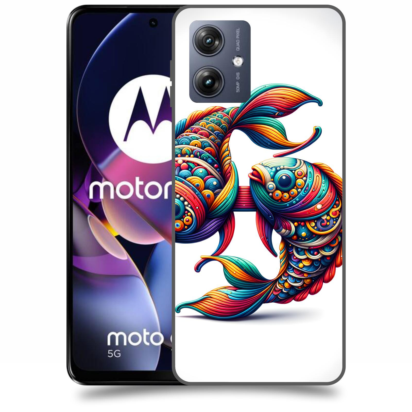 ACOVER Kryt na mobil Motorola Moto G54 5G - Ryby 2