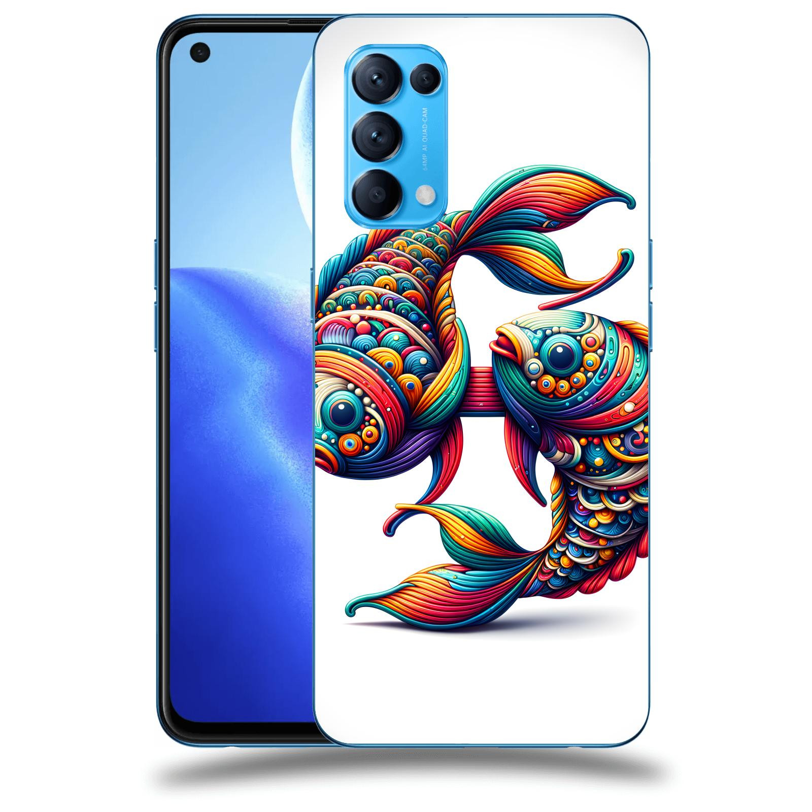 ACOVER Kryt na mobil OPPO Reno 5 5G - Ryby 2