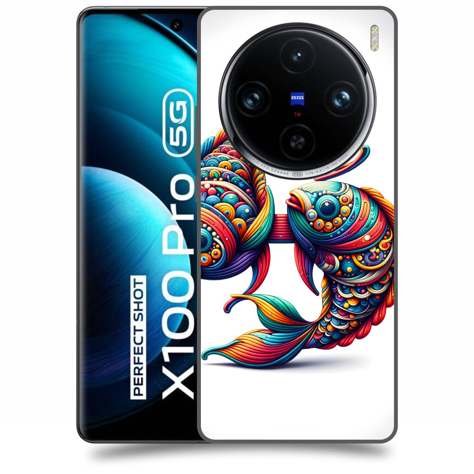ACOVER Kryt na mobil Vivo X100 Pro - Ryby 2