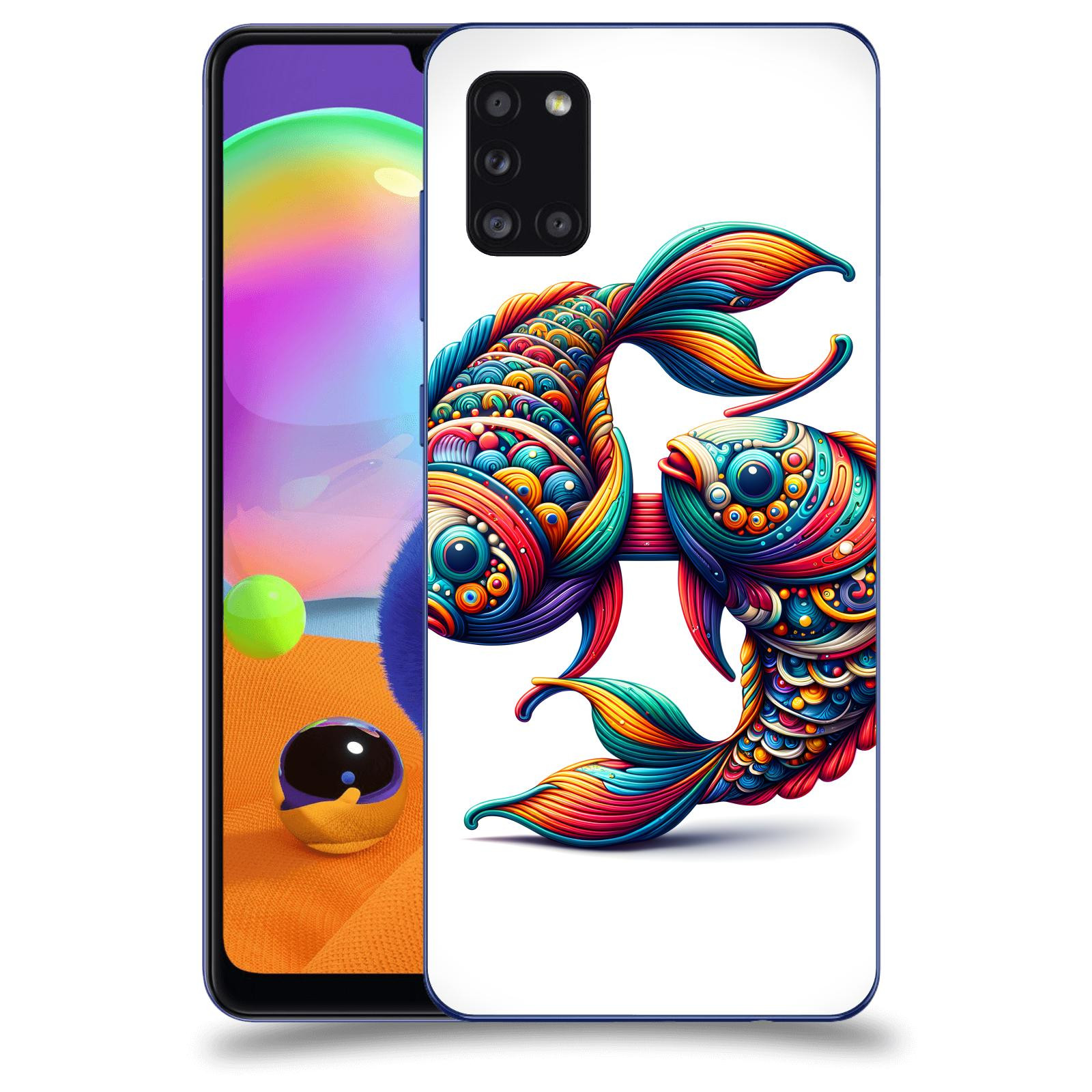 ACOVER Kryt na mobil Samsung Galaxy A31 A315F - Ryby 2