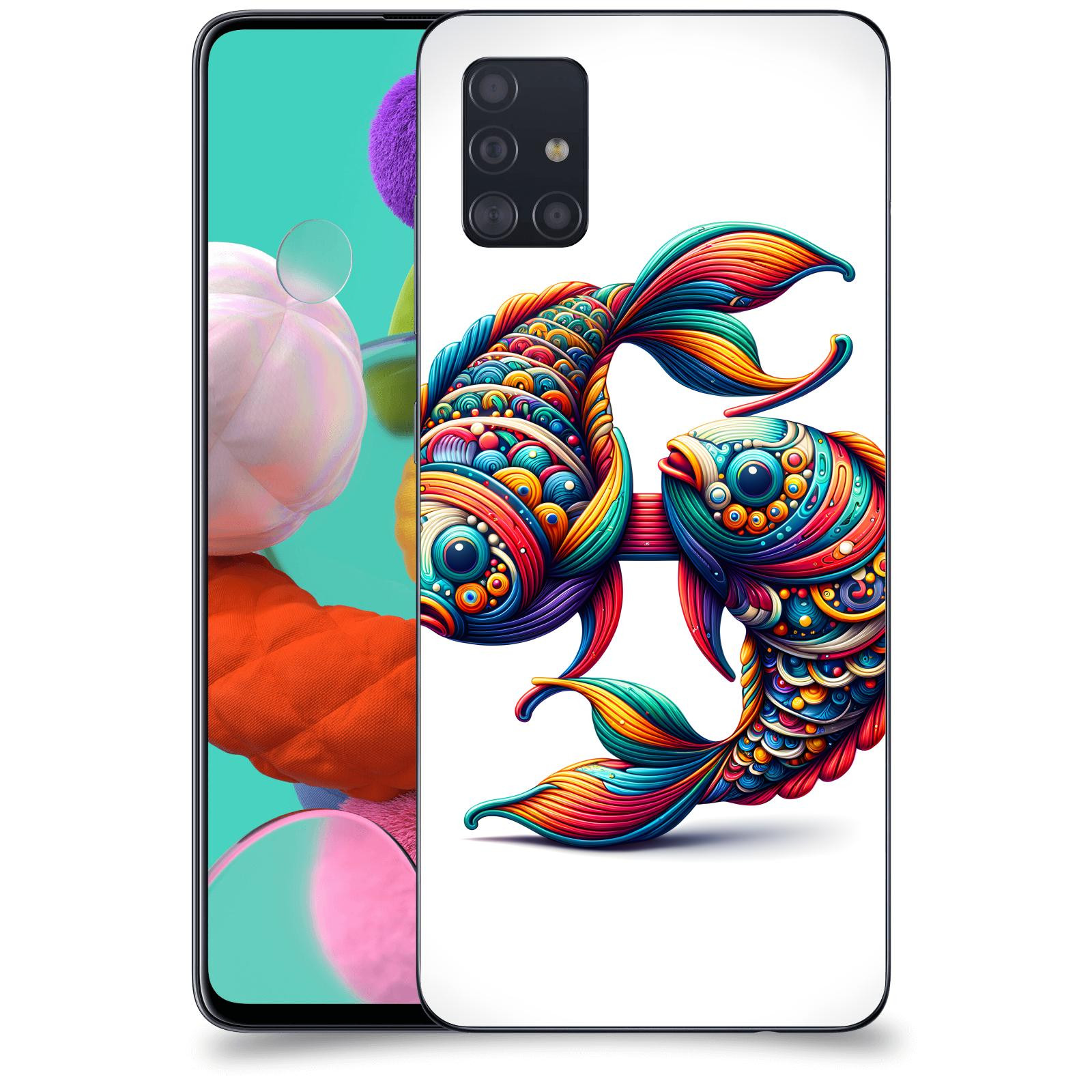 ACOVER Kryt na mobil Samsung Galaxy A51 A515F - Ryby 2