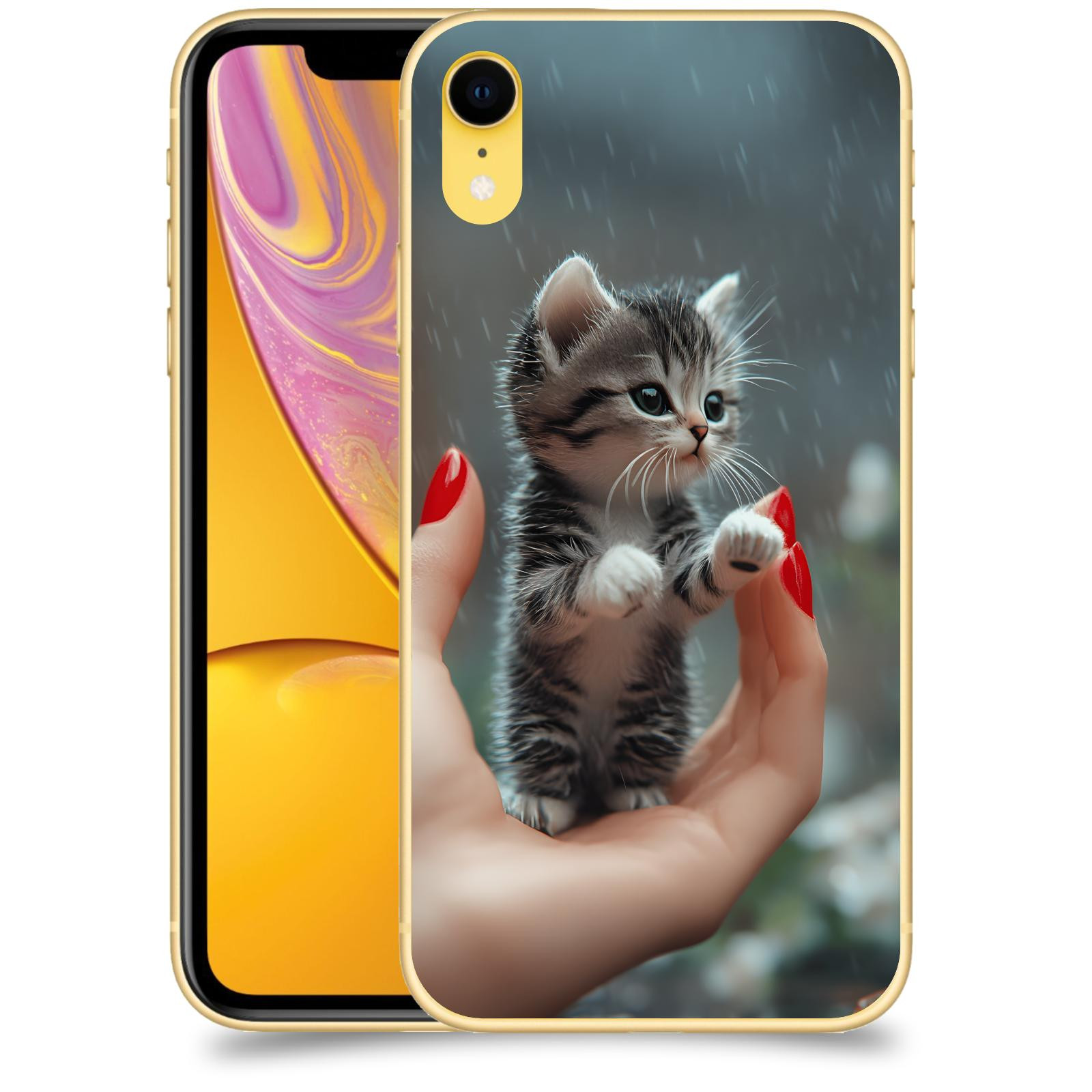 ACOVER Kryt na mobil Apple iPhone XR - Koťátko