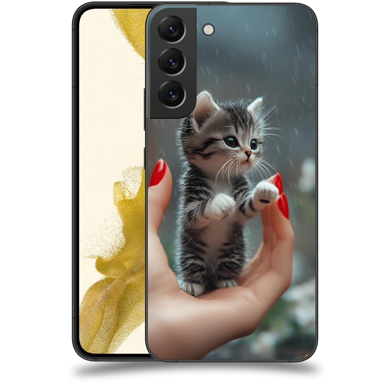 ACOVER Kryt na mobil Samsung Galaxy S22+ 5G - Koťátko