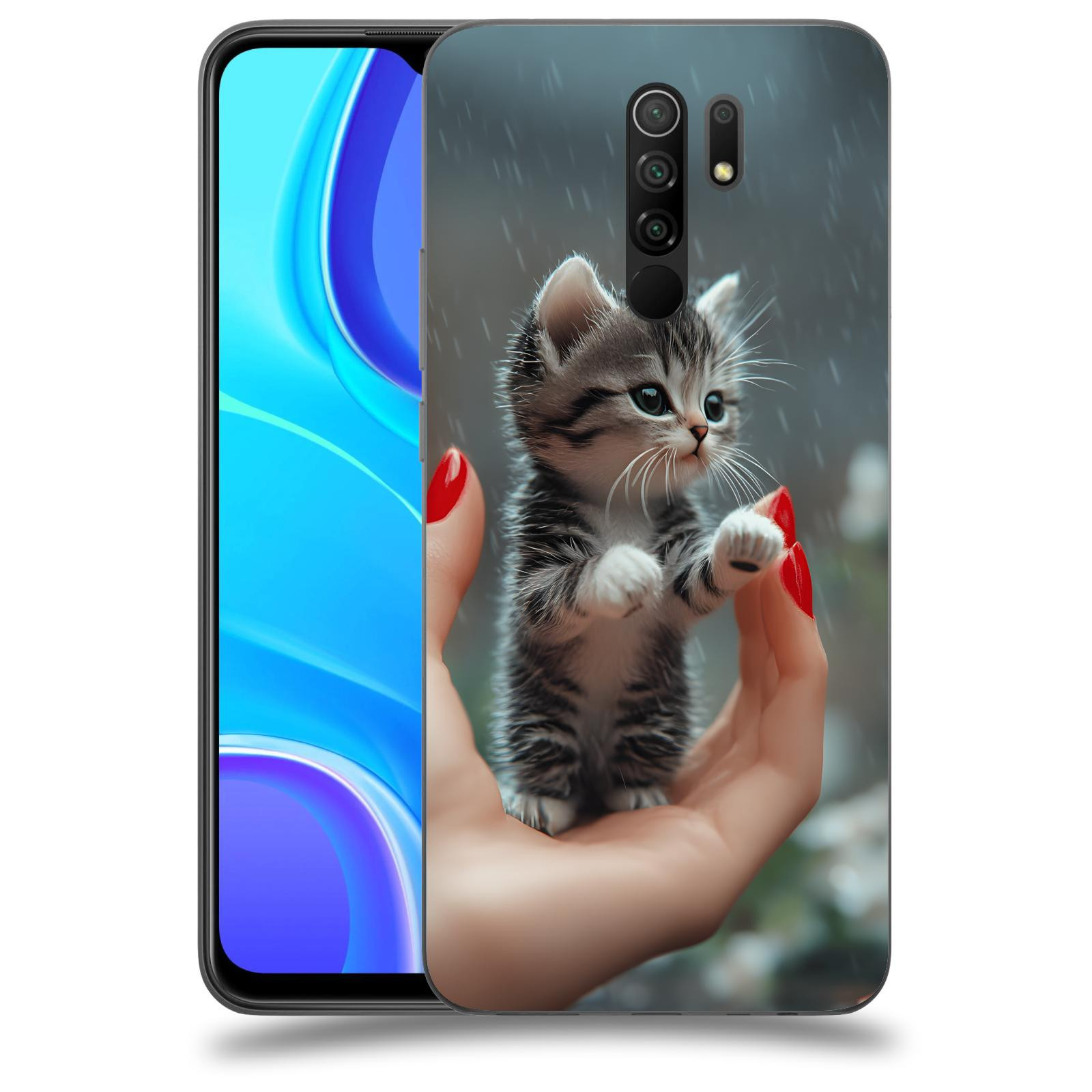 ACOVER Kryt na mobil Xiaomi Redmi 9 - Koťátko