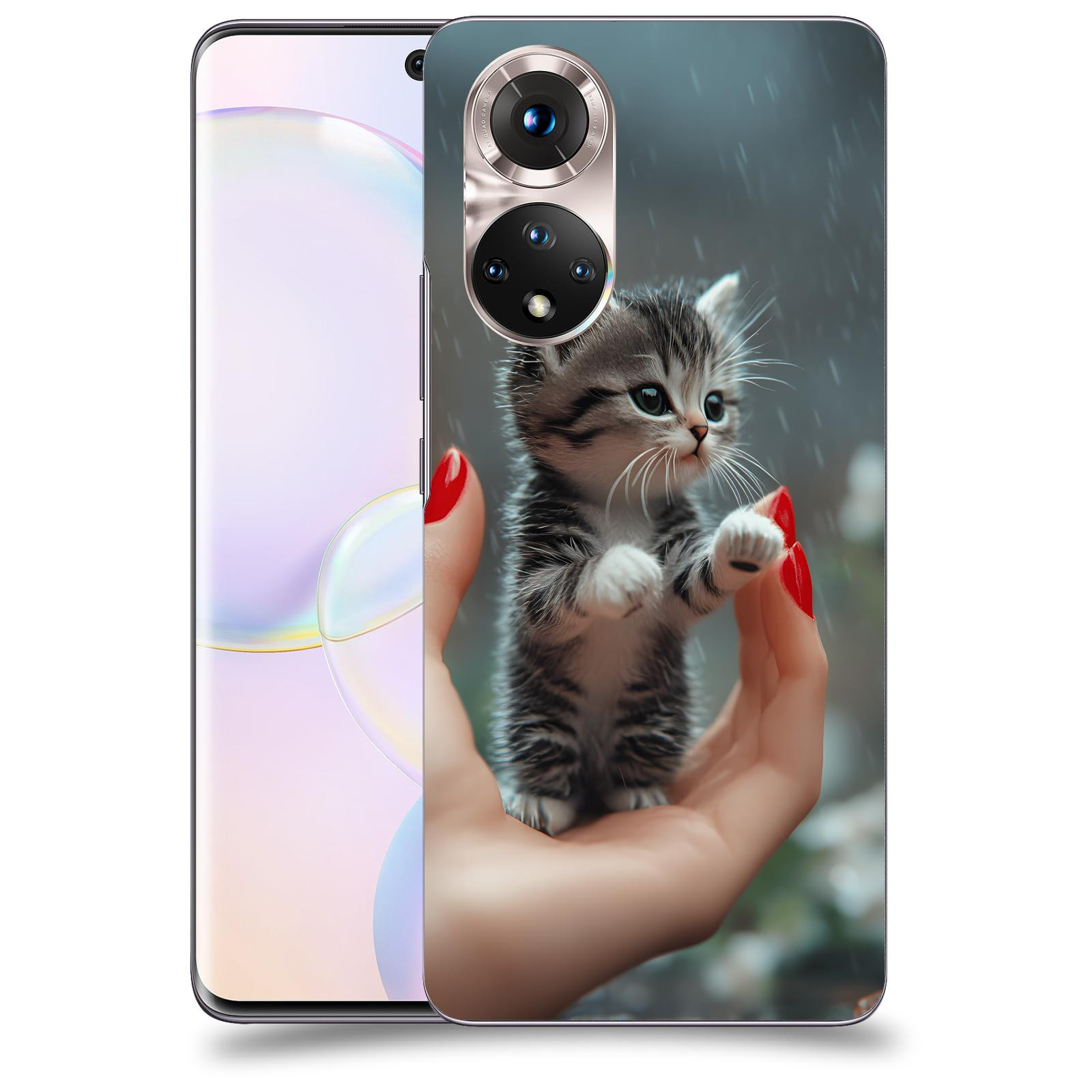 ACOVER Kryt na mobil Honor 50 5G - Koťátko