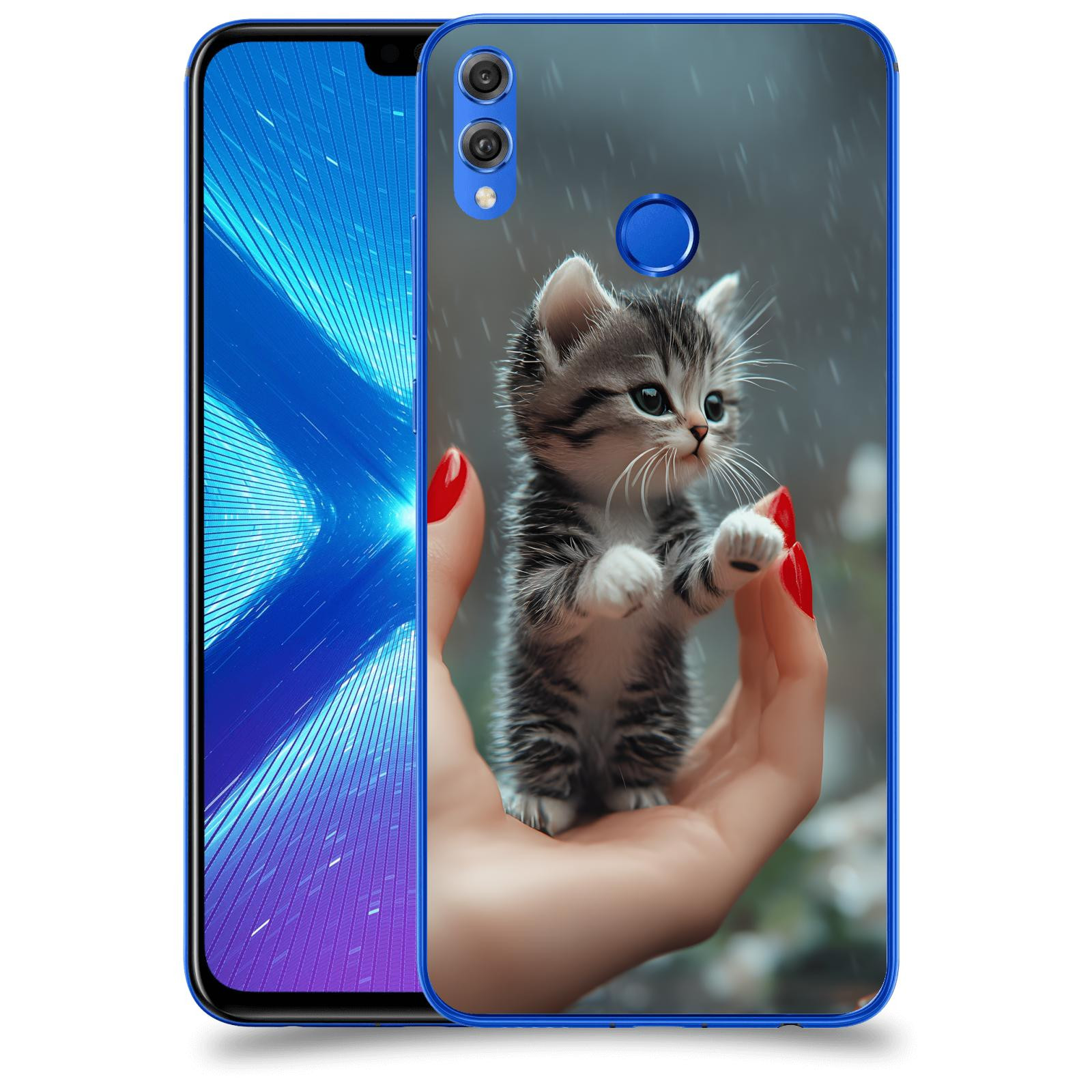ACOVER Kryt na mobil Honor 8X - Koťátko