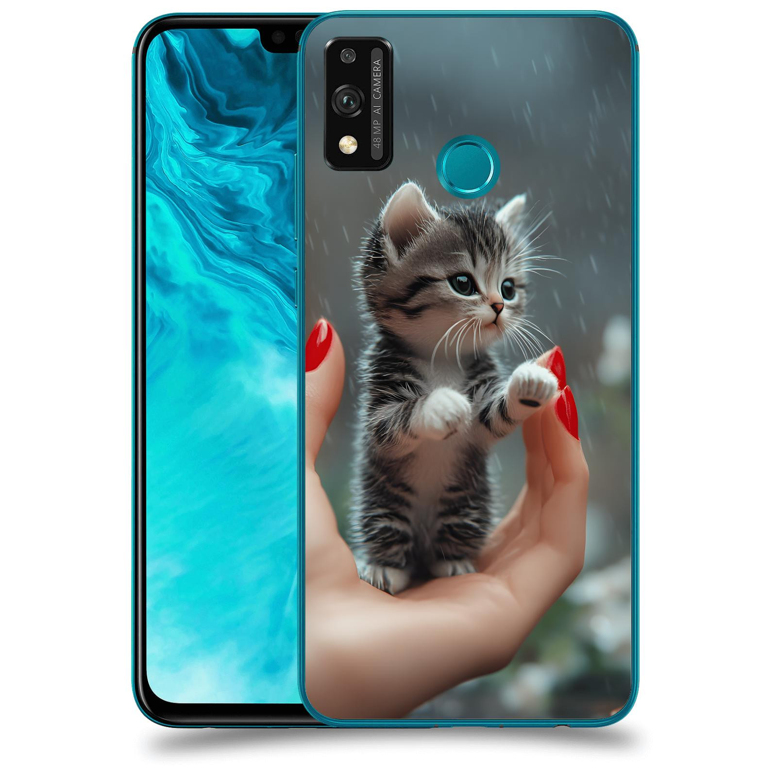 ACOVER Kryt na mobil Honor 9X Lite - Koťátko