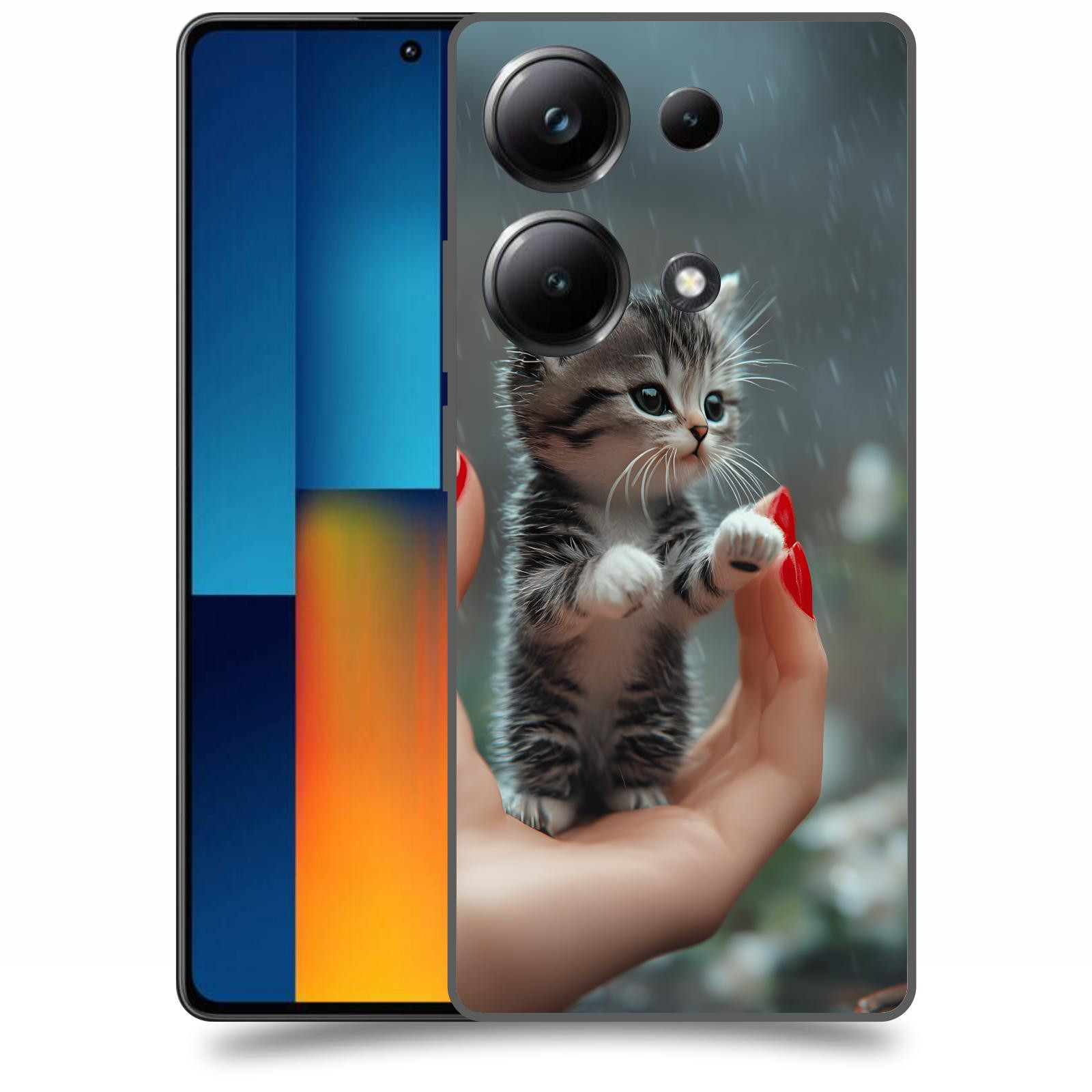 ACOVER Kryt na mobil Poco M6 - Koťátko