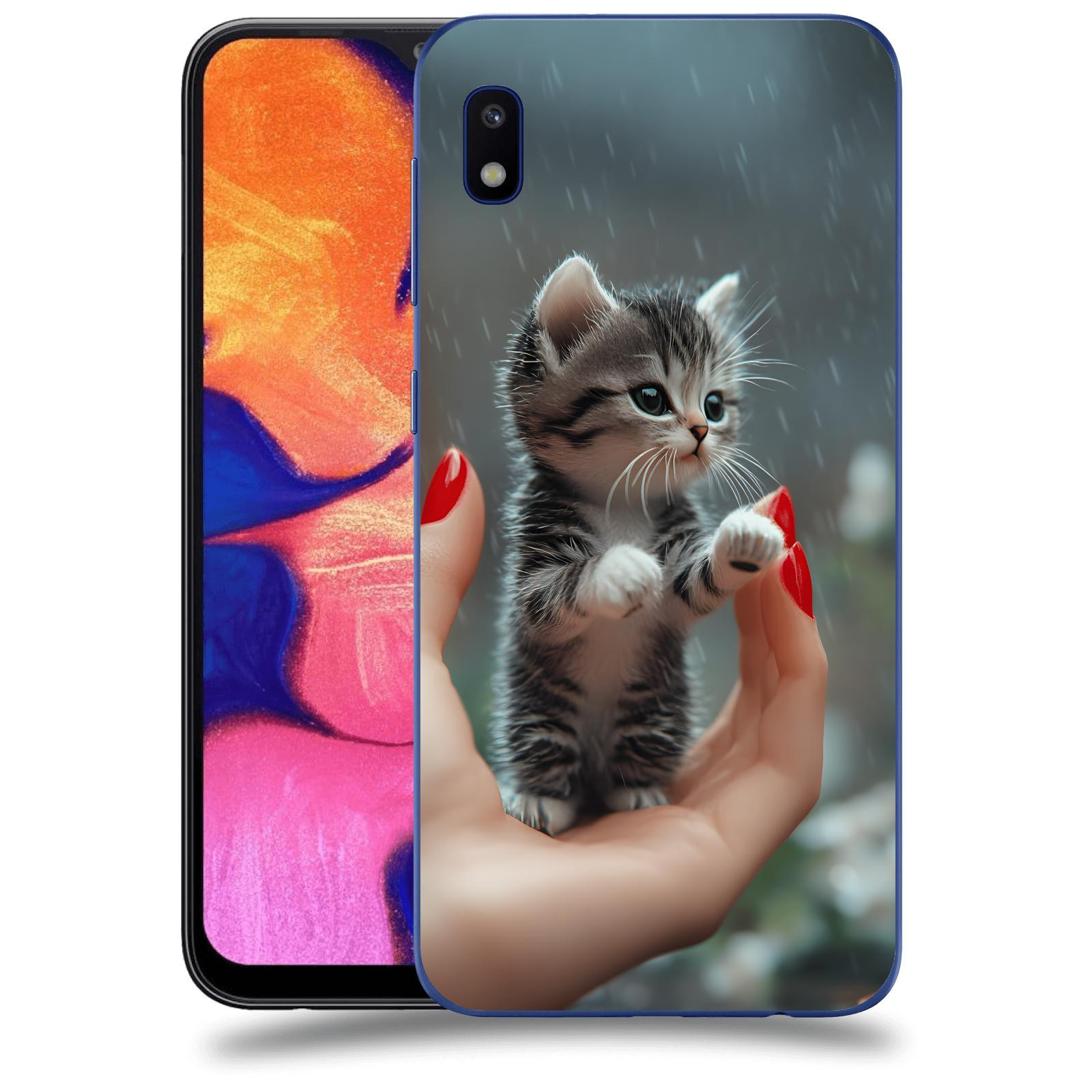 ACOVER Kryt na mobil Samsung Galaxy A10 A105F - Koťátko