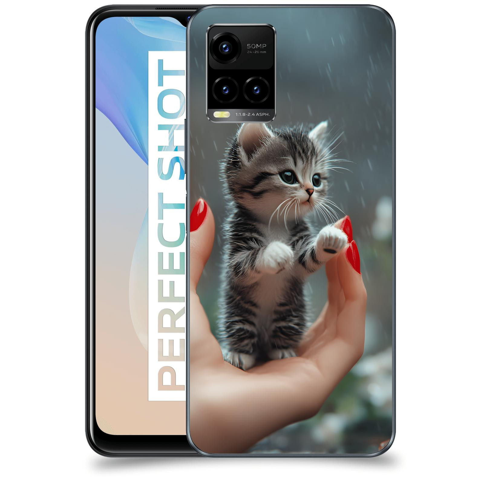 ACOVER Kryt na mobil Vivo Y33s - Koťátko