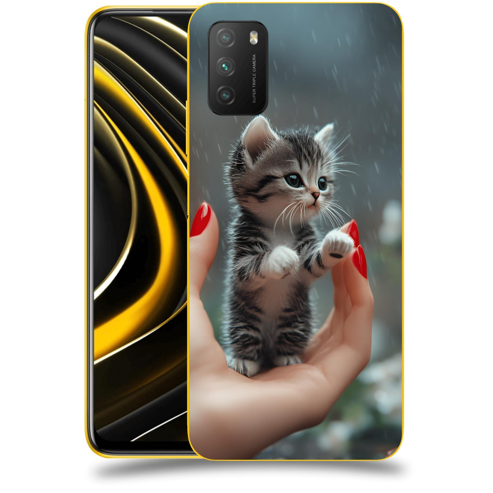 ACOVER Kryt na mobil Xiaomi Poco M3 - Koťátko