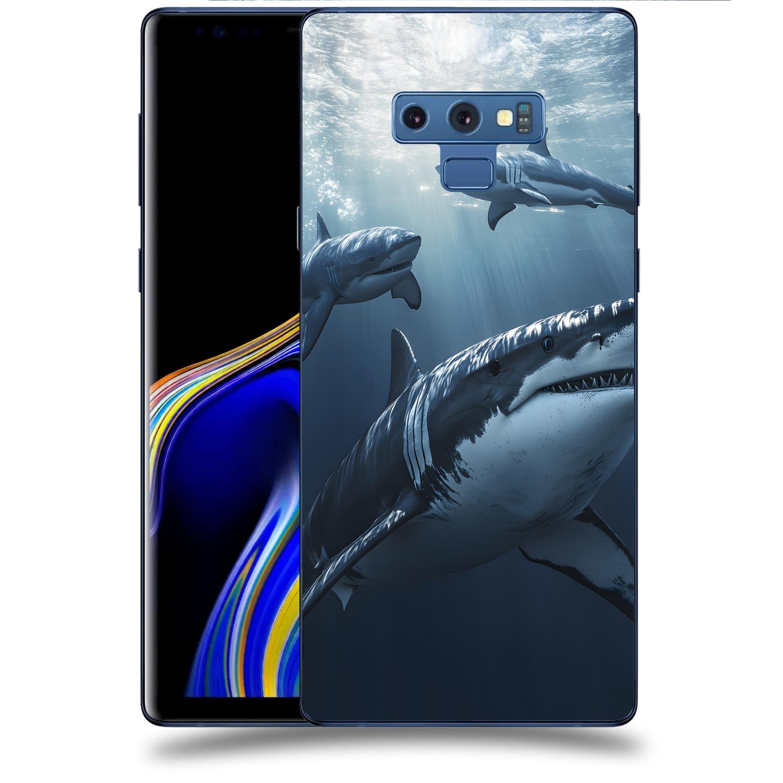 ACOVER Kryt na mobil Samsung Galaxy Note 9 N960F - Žraloci