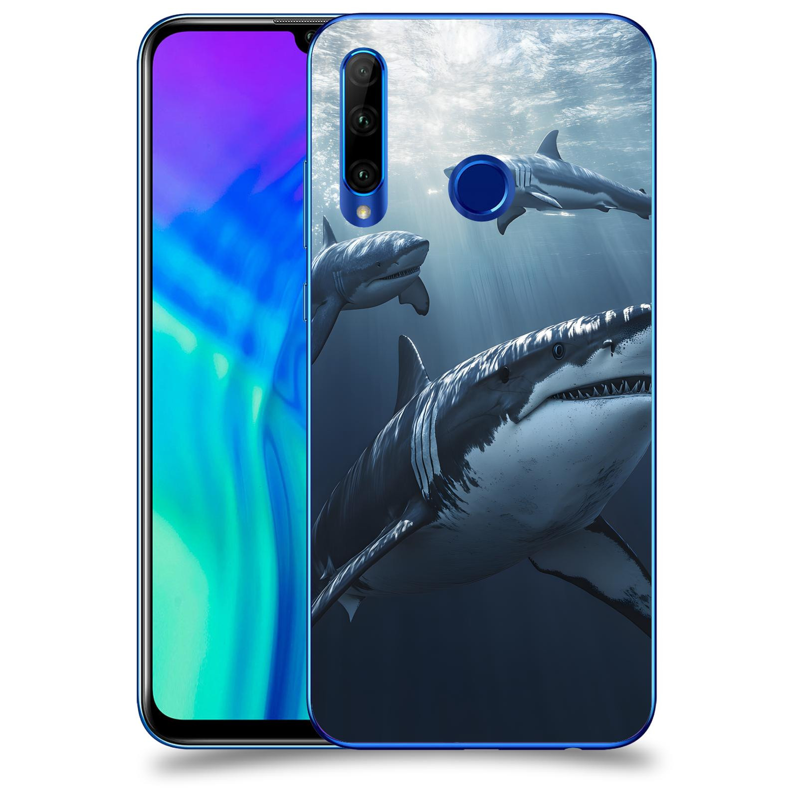 ACOVER Kryt na mobil Honor 20 Lite - Žraloci