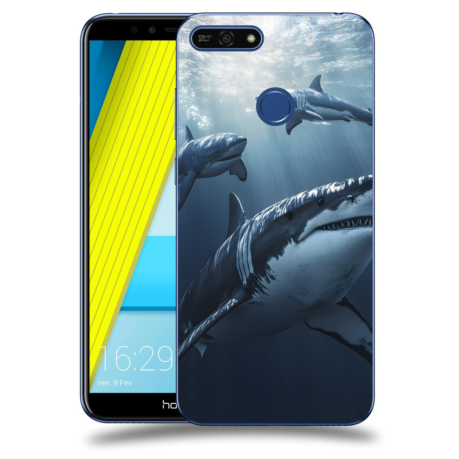 ACOVER Kryt na mobil Honor 7A - Žraloci