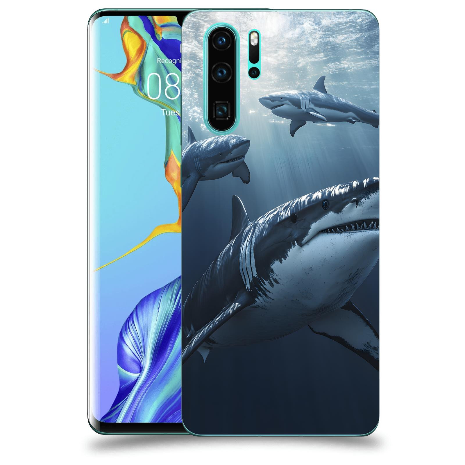 ACOVER Kryt na mobil Huawei P30 Pro - Žraloci