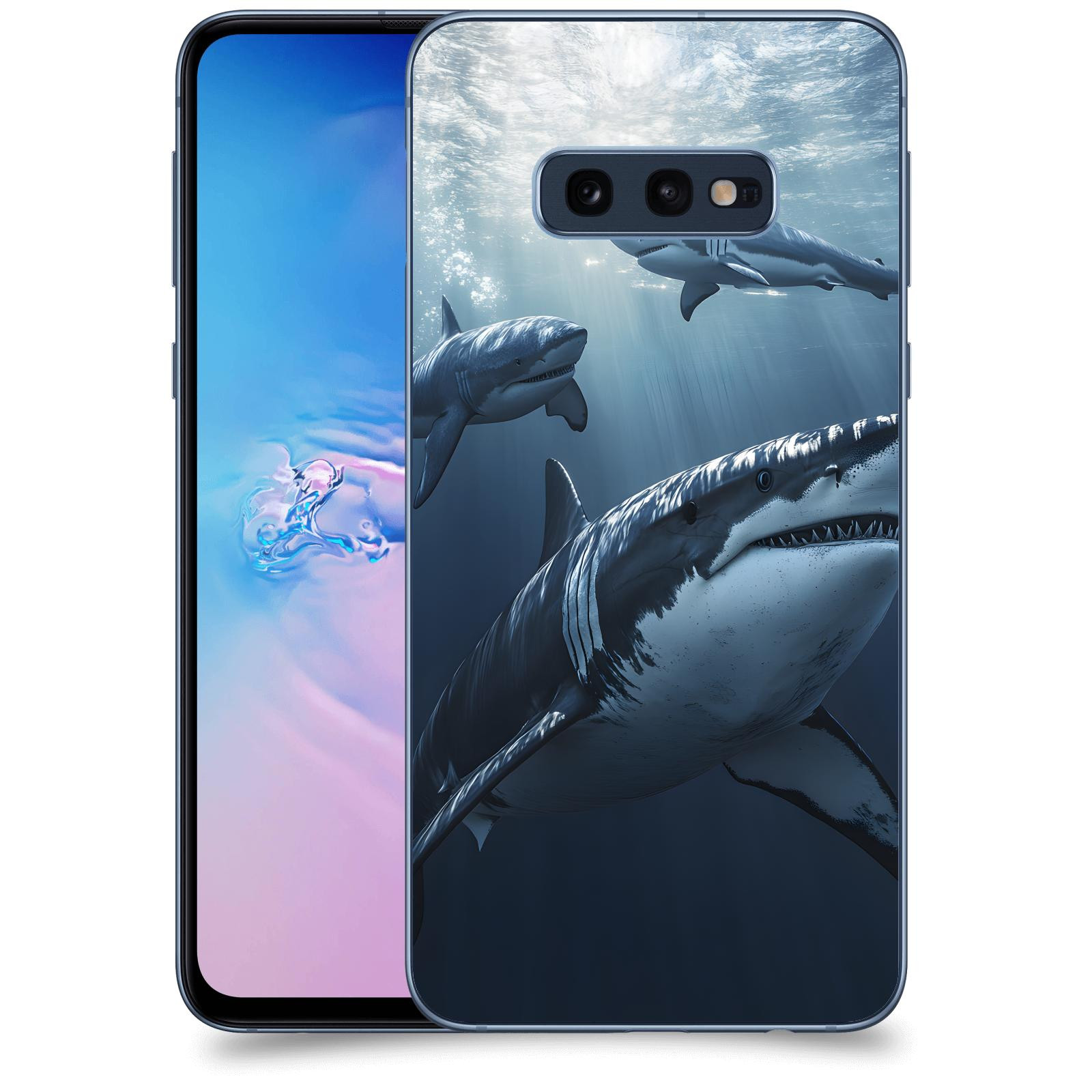 ACOVER Kryt na mobil Samsung Galaxy S10e G970 - Žraloci