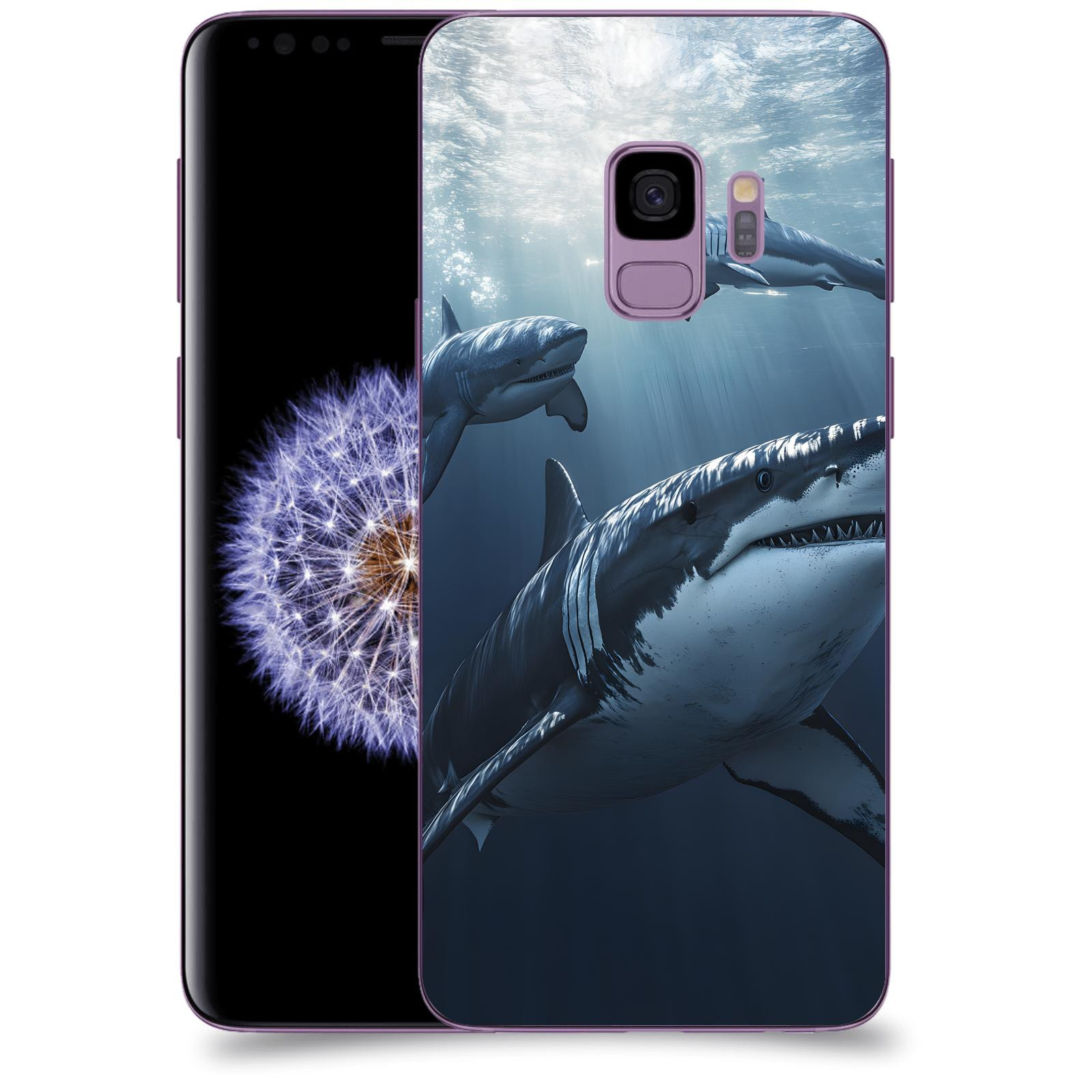 ACOVER Kryt na mobil Samsung Galaxy S9 G960F - Žraloci