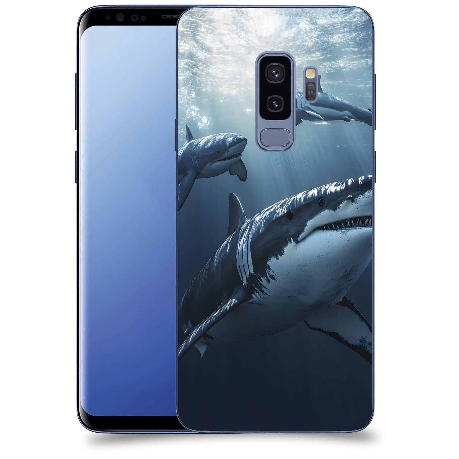 ACOVER Kryt na mobil Samsung Galaxy S9 Plus G965F - Žraloci
