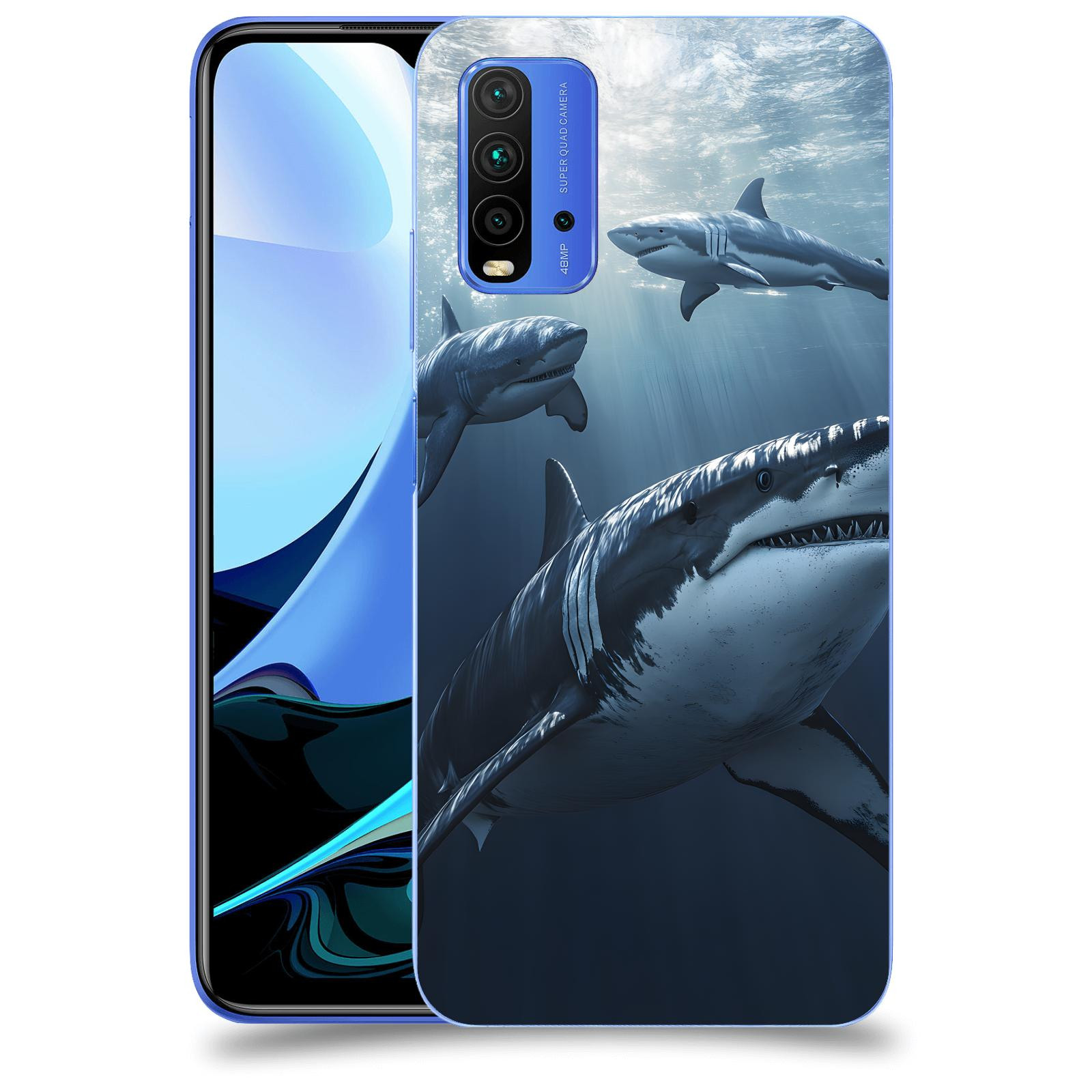 ACOVER Kryt na mobil Xiaomi Mi 9T (Pro) - Žraloci