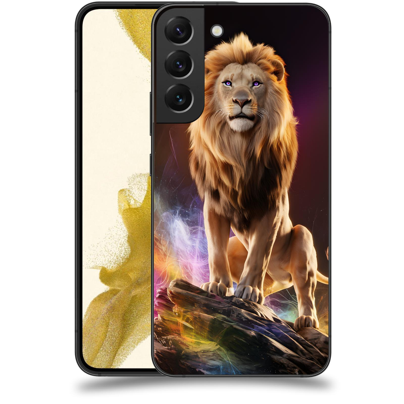 ACOVER Kryt na mobil Samsung Galaxy S22+ 5G - Magic Lion