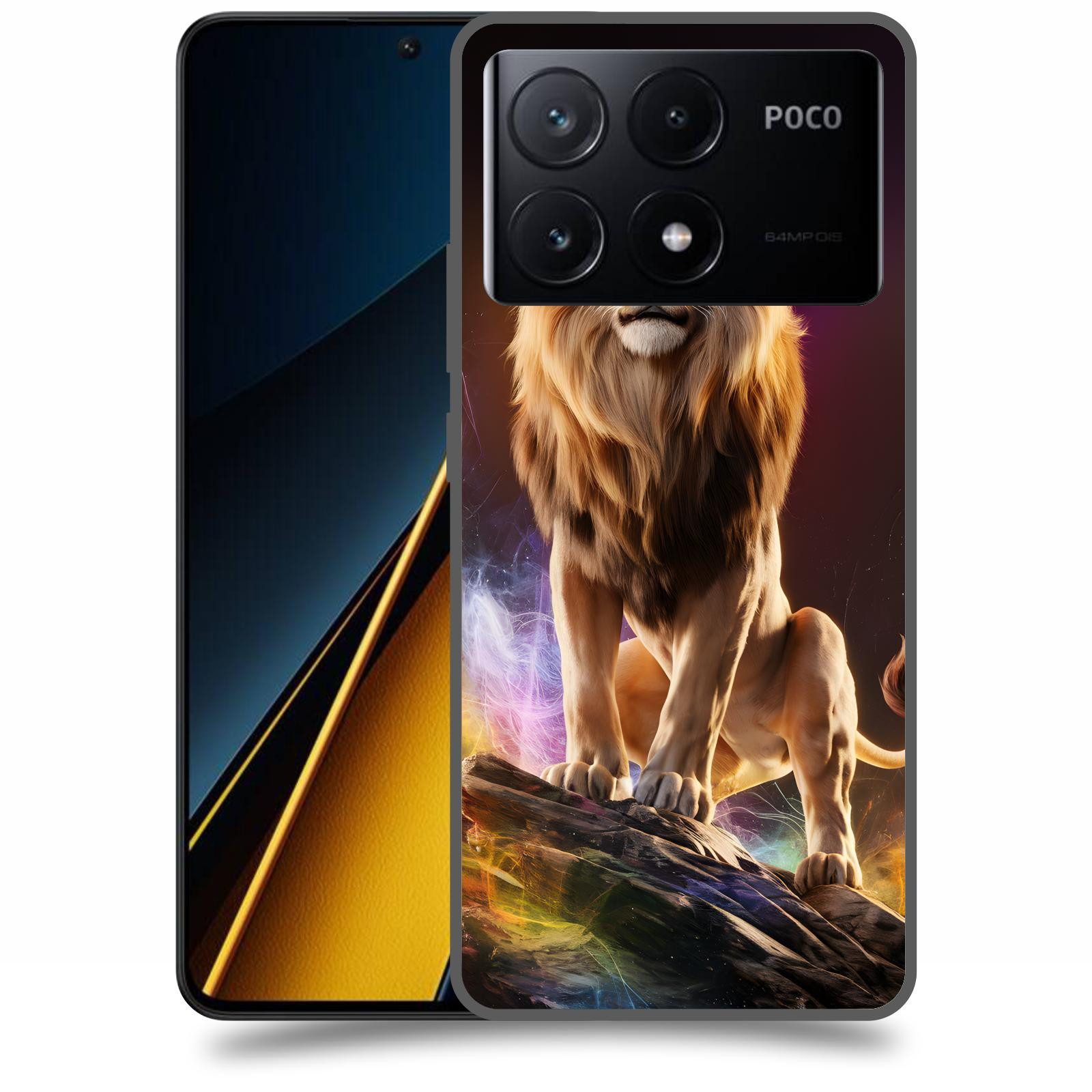 ACOVER Kryt na mobil Poco X6 Pro 5G - Magic Lion