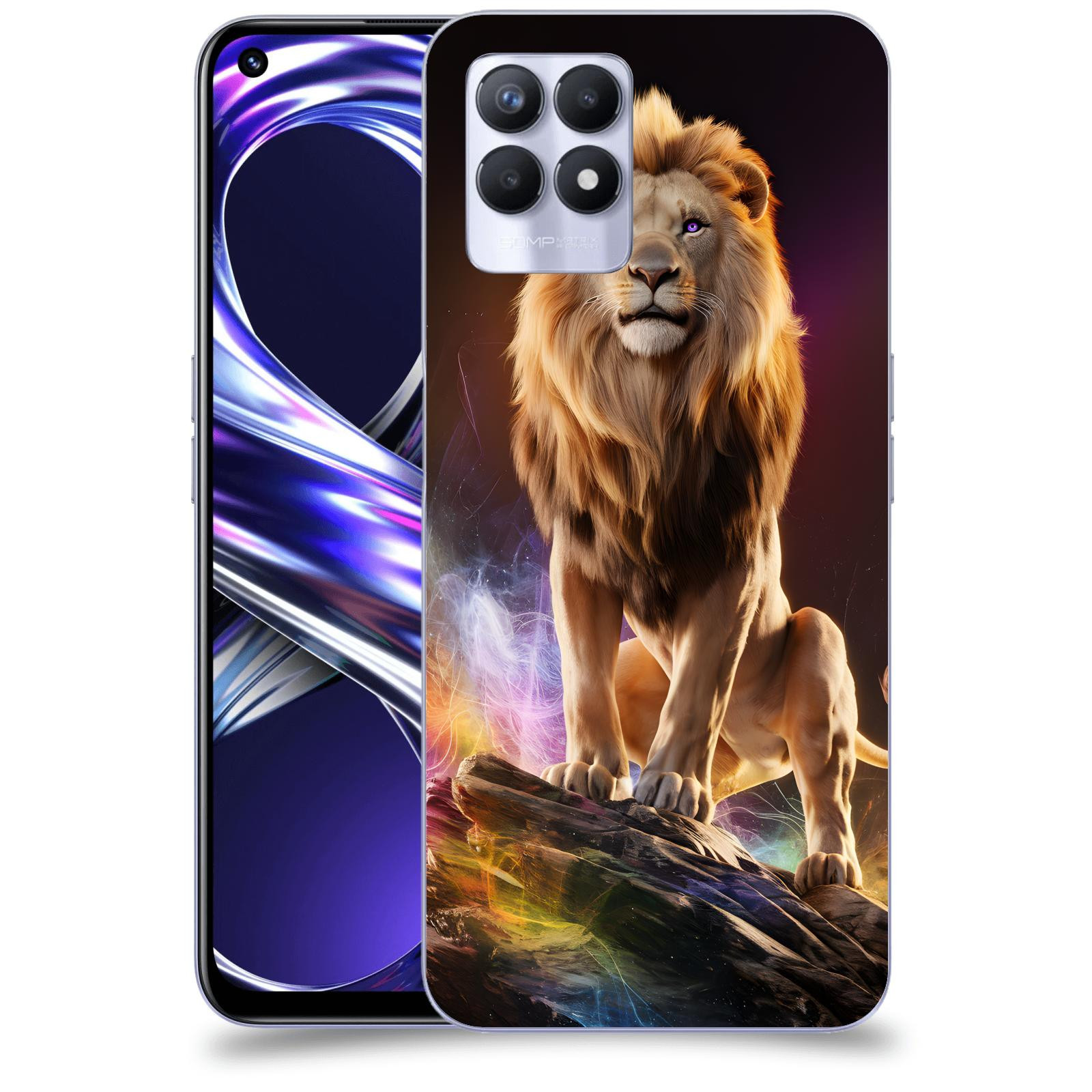 ACOVER Kryt na mobil Realme 8i - Magic Lion