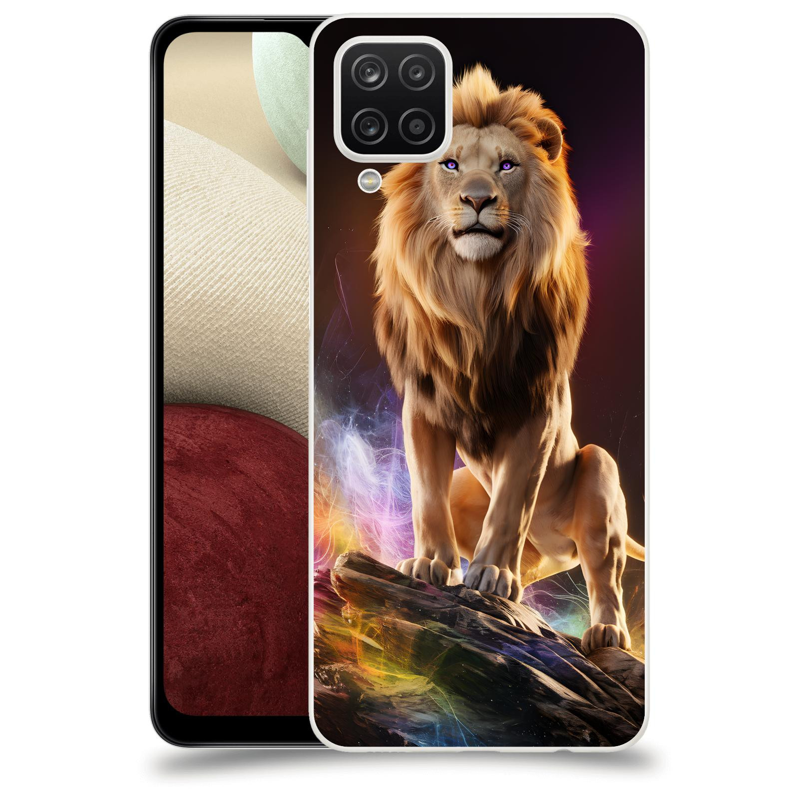 ACOVER Kryt na mobil Samsung Galaxy A12 A125F - Magic Lion