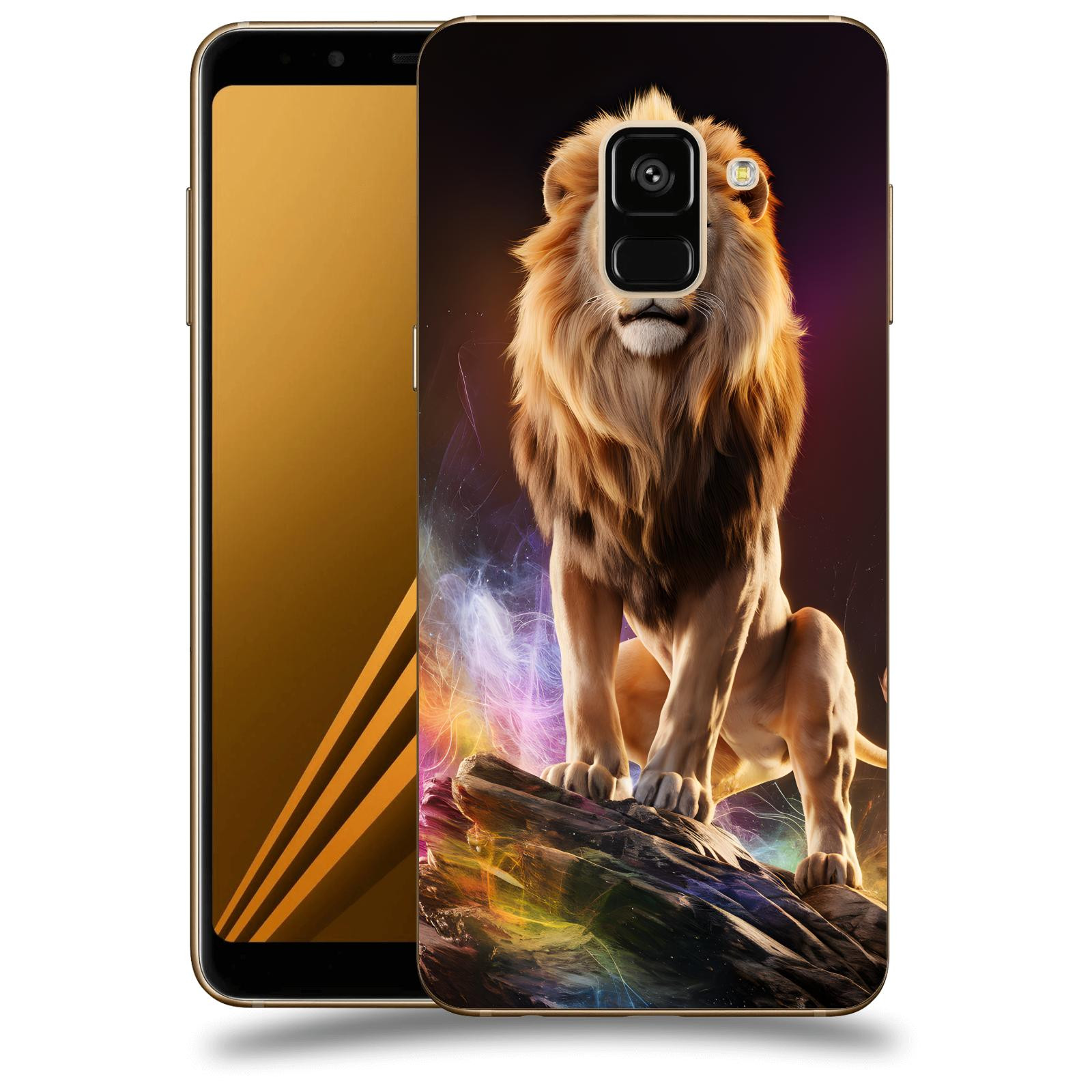 ACOVER Kryt na mobil Samsung Galaxy A8 2018 A530F - Magic Lion