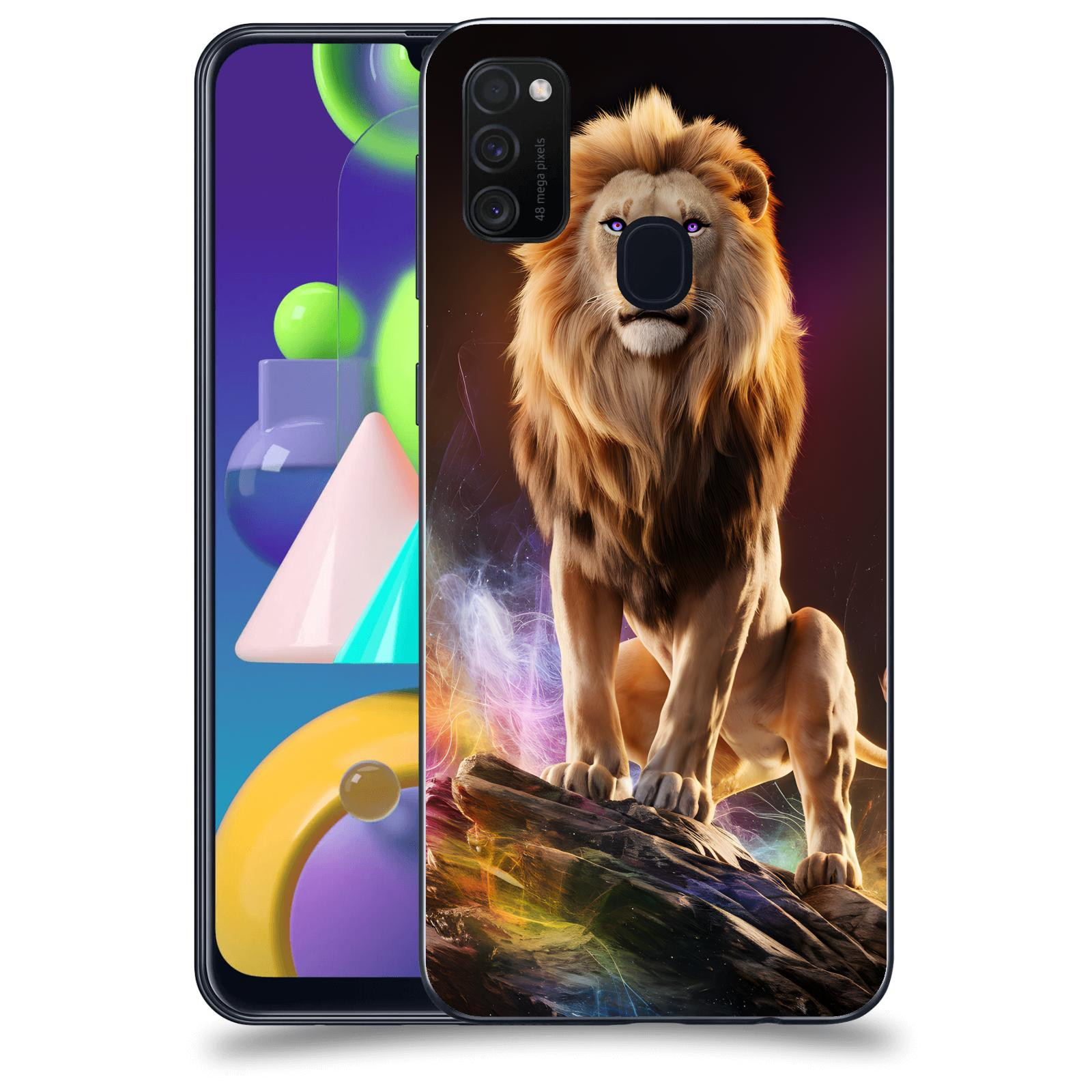 ACOVER Kryt na mobil Samsung Galaxy M21 M215F - Magic Lion