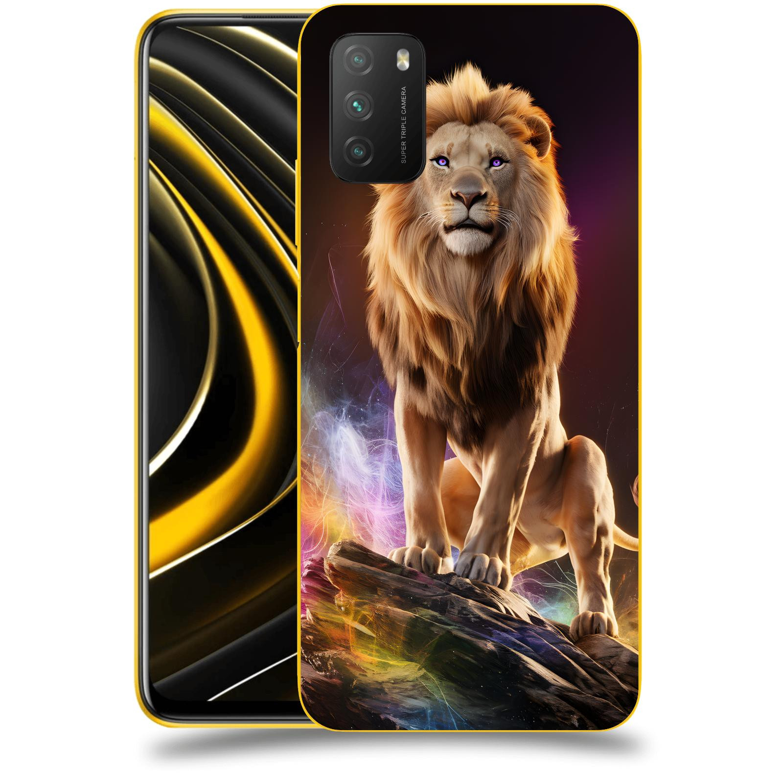 ACOVER Kryt na mobil Xiaomi Poco M3 - Magic Lion