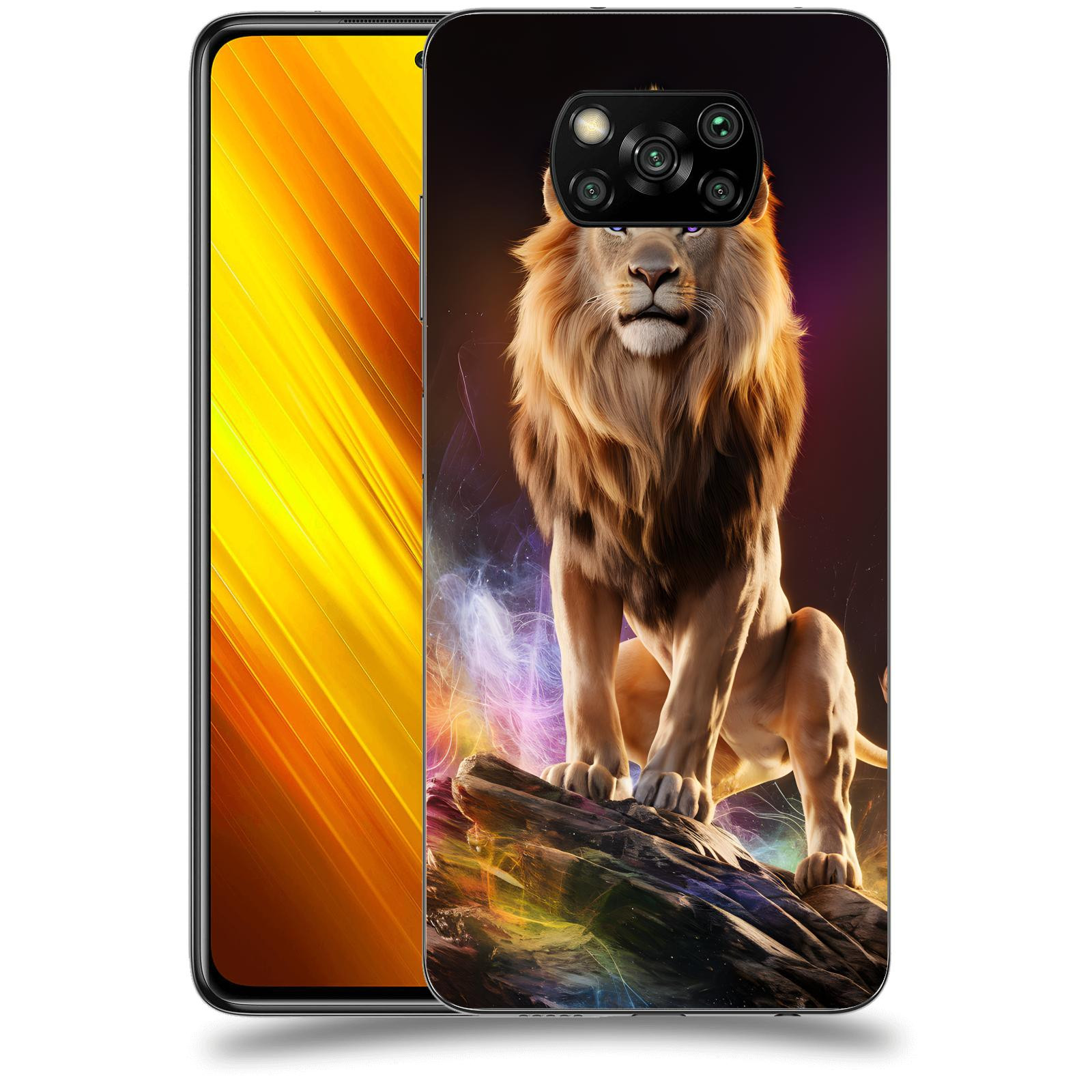 ACOVER Kryt na mobil Xiaomi Poco X3 - Magic Lion