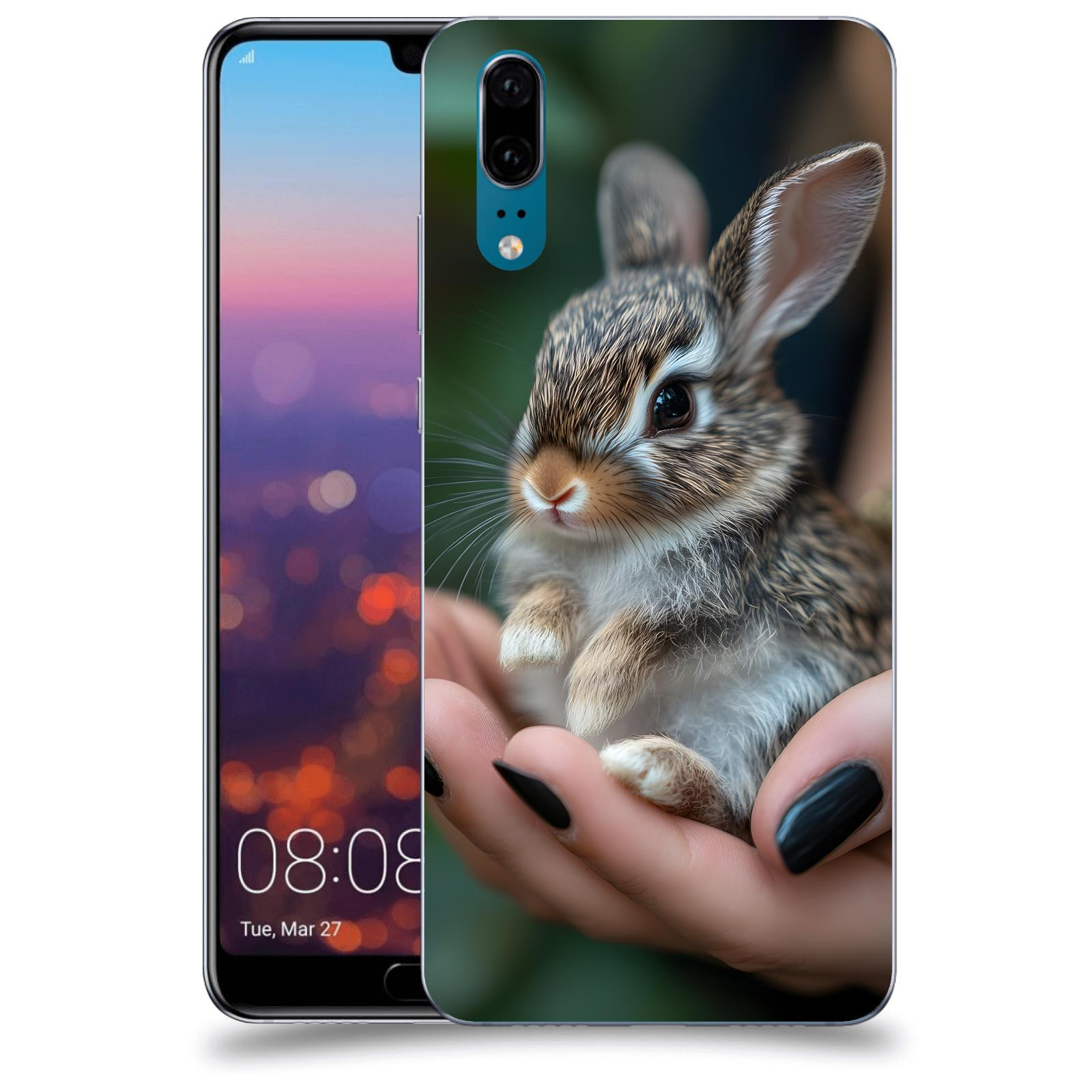ACOVER Kryt na mobil Huawei P20 - Králíček