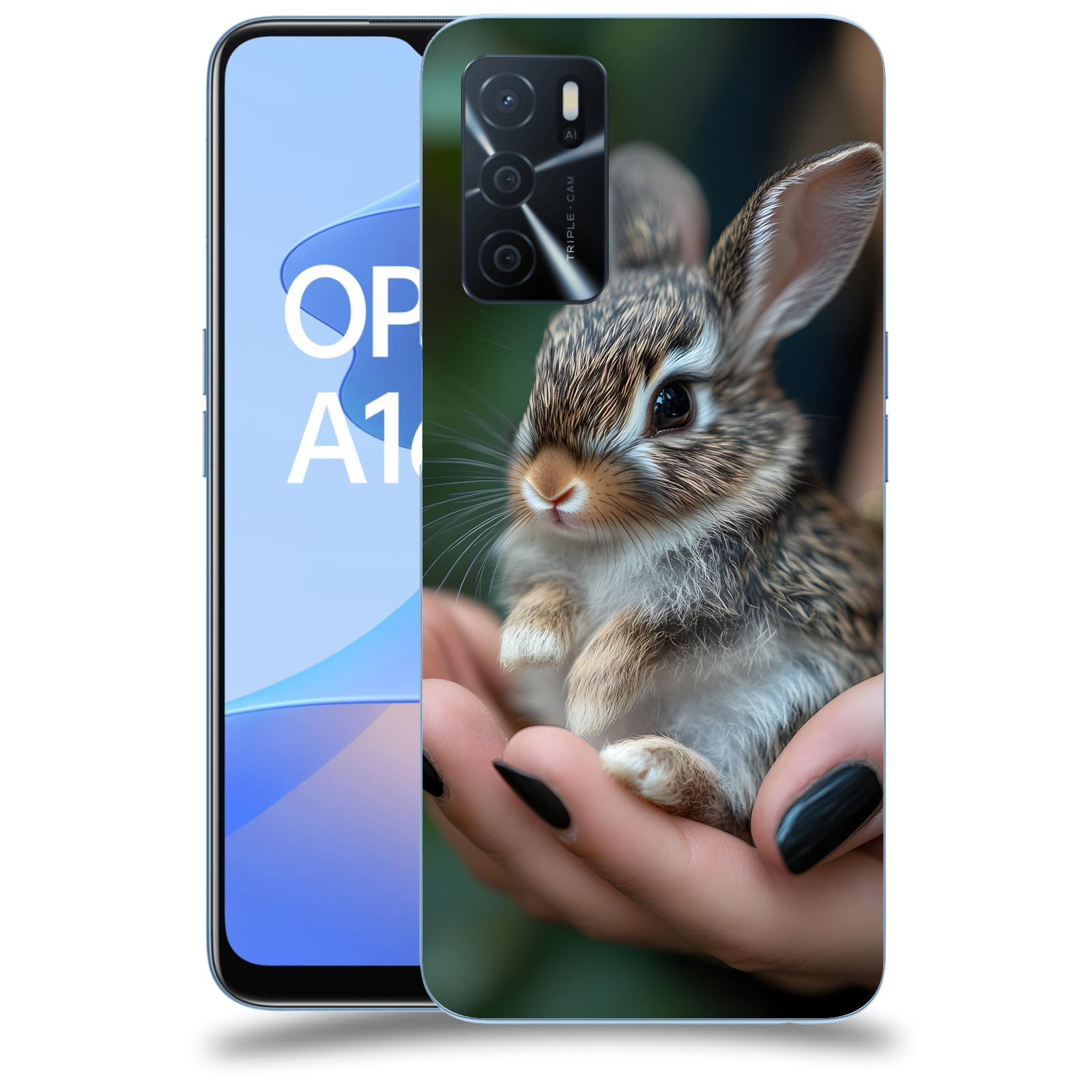 ACOVER Kryt na mobil OPPO A16s - Králíček