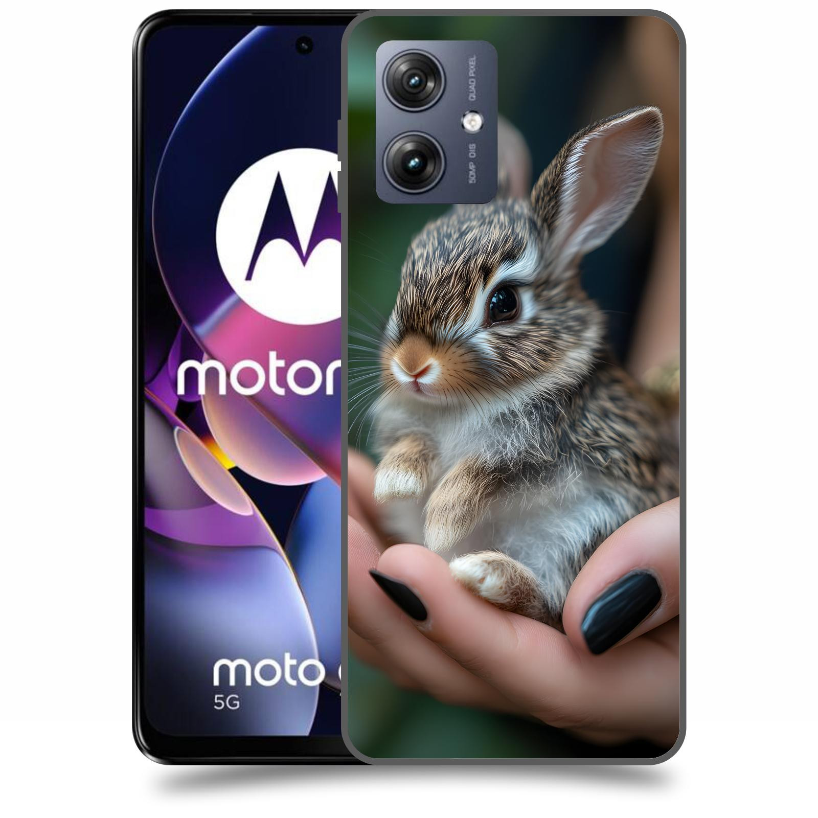 ACOVER Kryt na mobil Motorola Moto G54 5G - Králíček